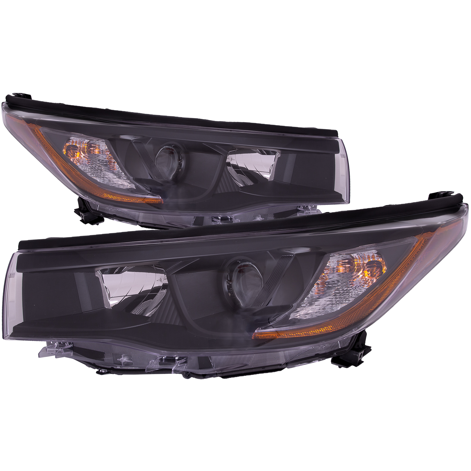 Headlight Set For 14-16 Toyota Highlander