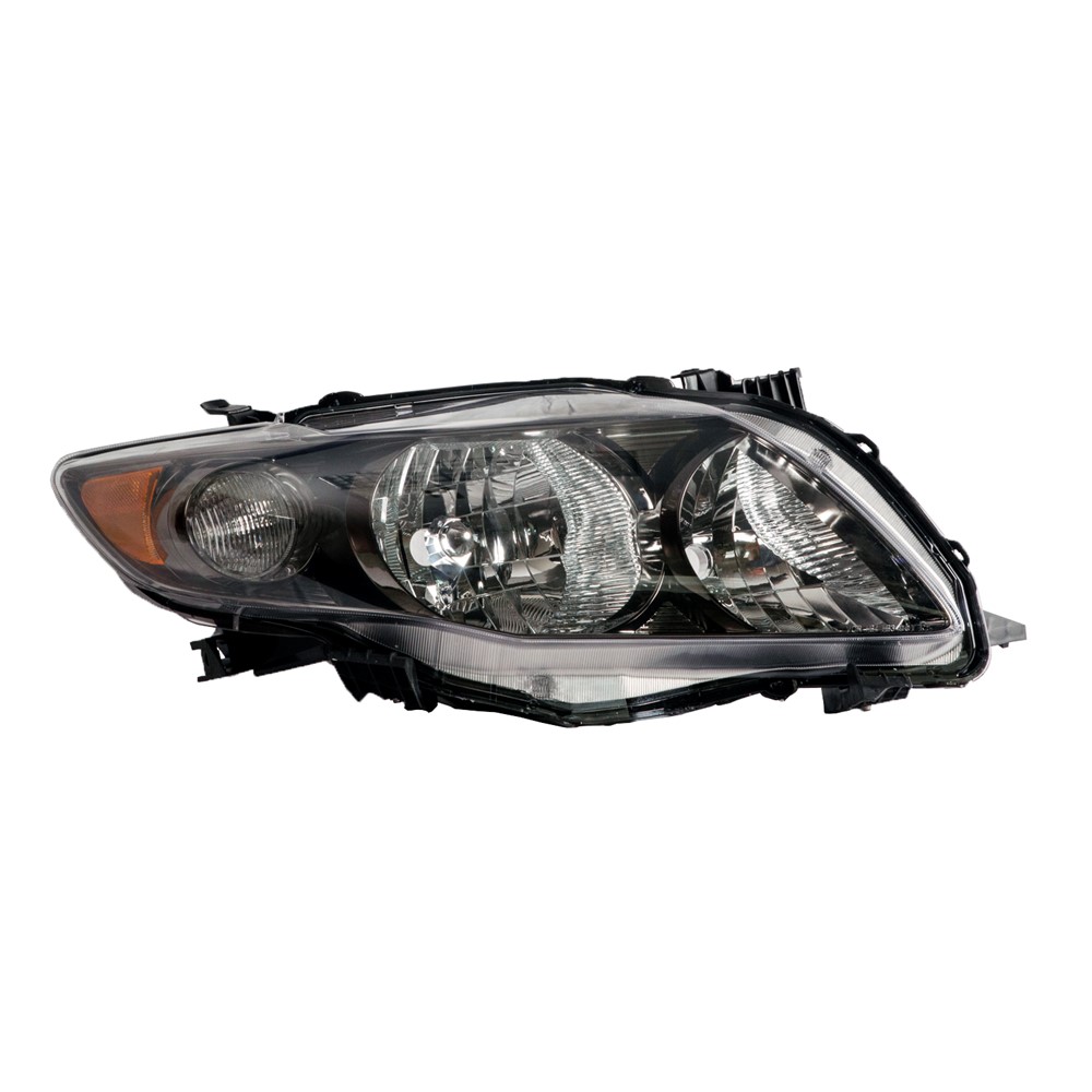 Right Passenger Side Headlight For 09-10 Toyota Corolla