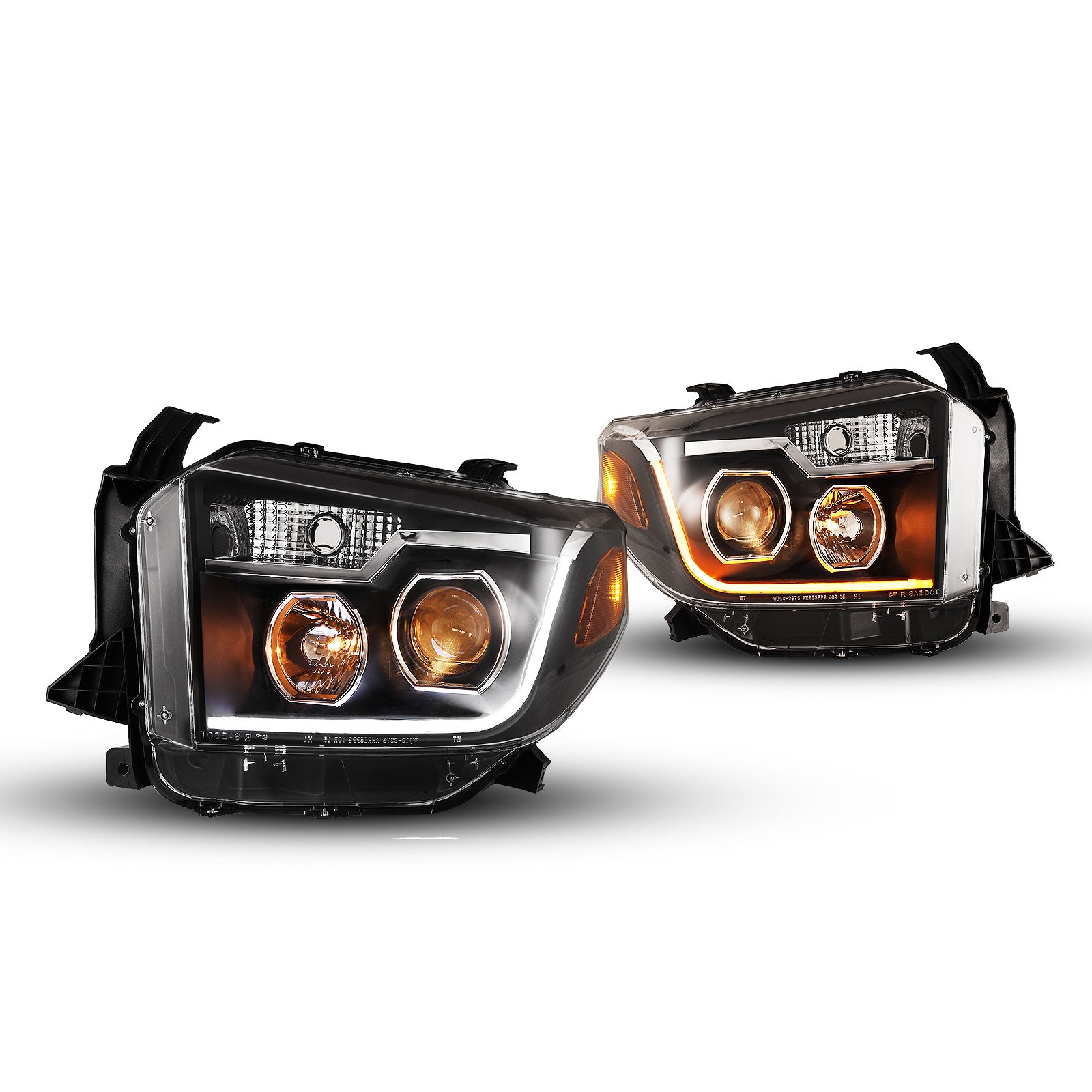 Headlight Set For 14-17 Toyota Tundra