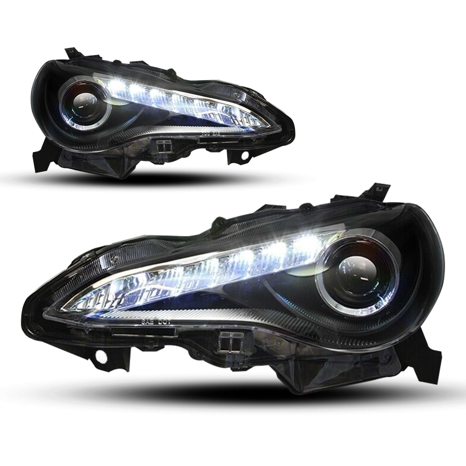 Headlight Set For 13-16 Scion FR-S, 13-16 Subaru BRZ, 13-16 Toyota 86