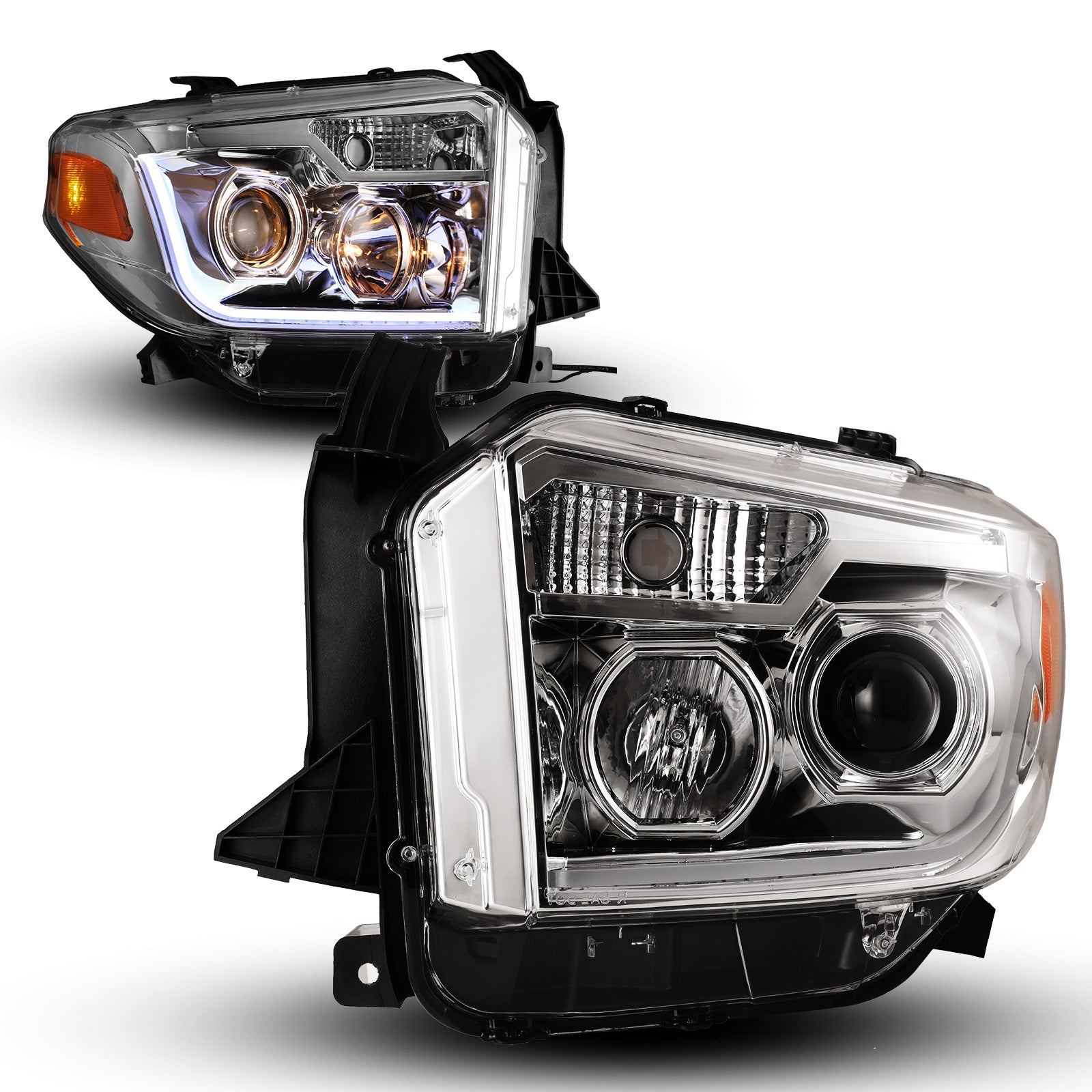 Headlight Set For 14-17 Toyota Tundra