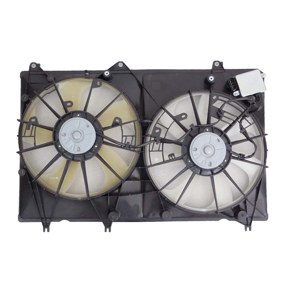 Dual Radiator And Condenser Fan Assembly For 10-13 Toyota Highlander