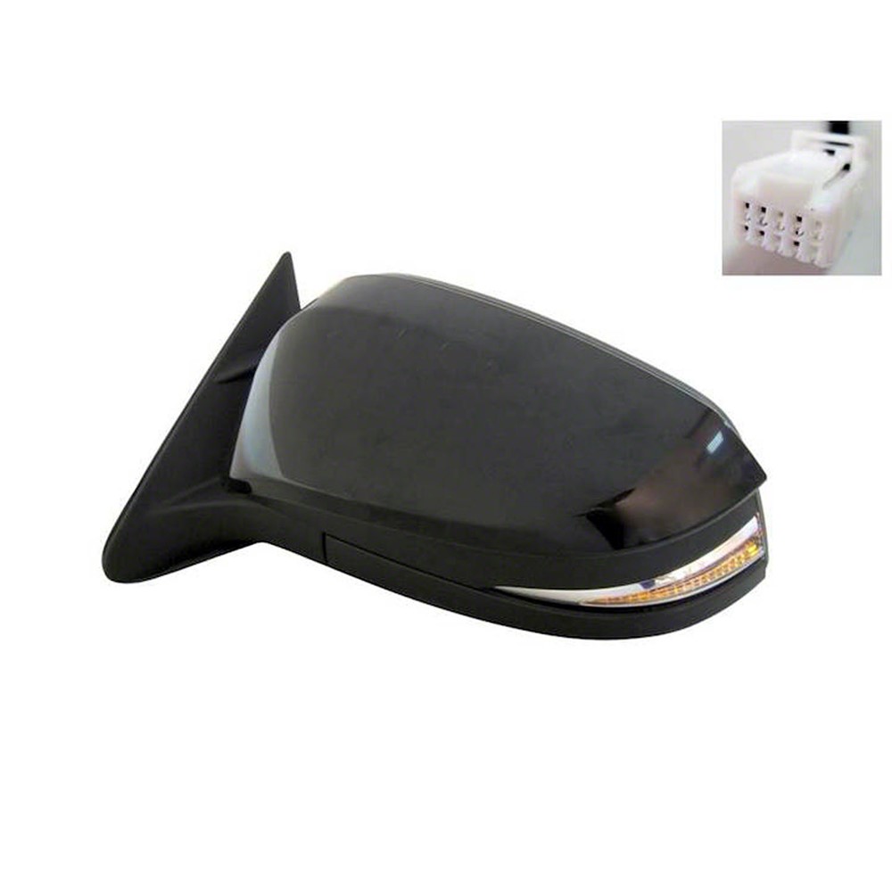 Left Driver Side Door Mirror For 14-19 Toyota Highlander