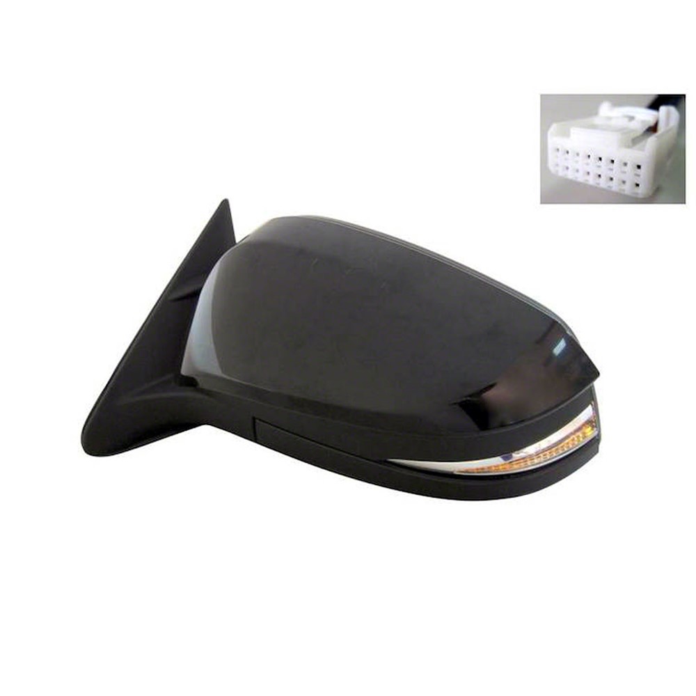 Left Driver Side Door Mirror For 14-19 Toyota Highlander