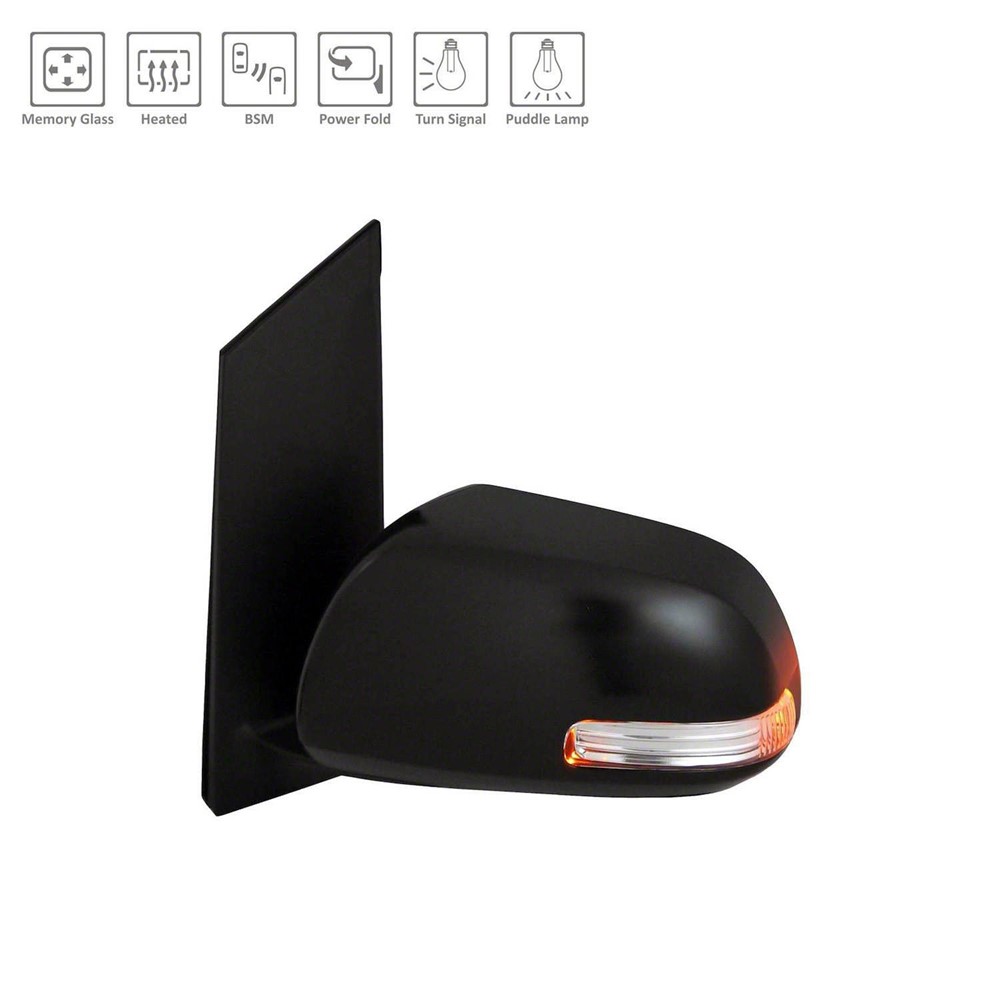 Left Driver Side Door Mirror For 13-14 Toyota Sienna
