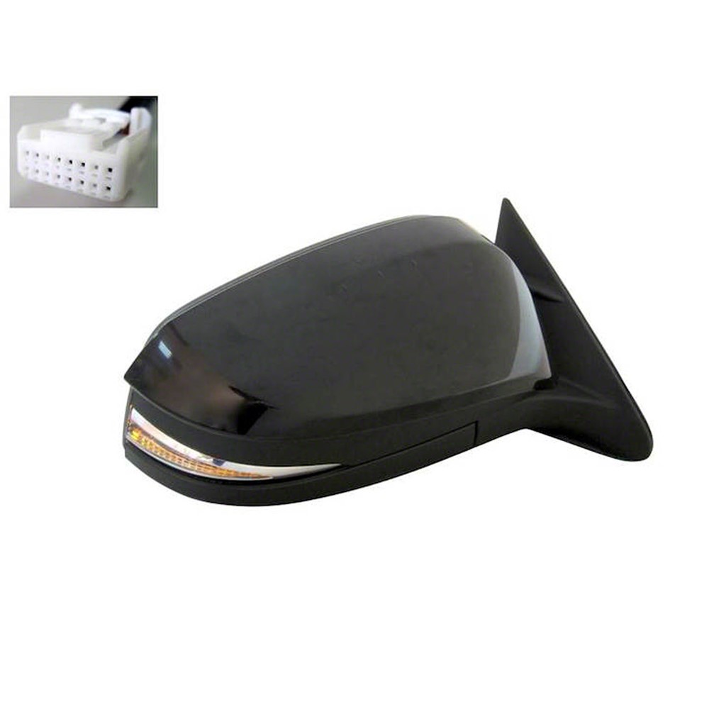 Right Passenger Side Door Mirror For 14-19 Toyota Highlander