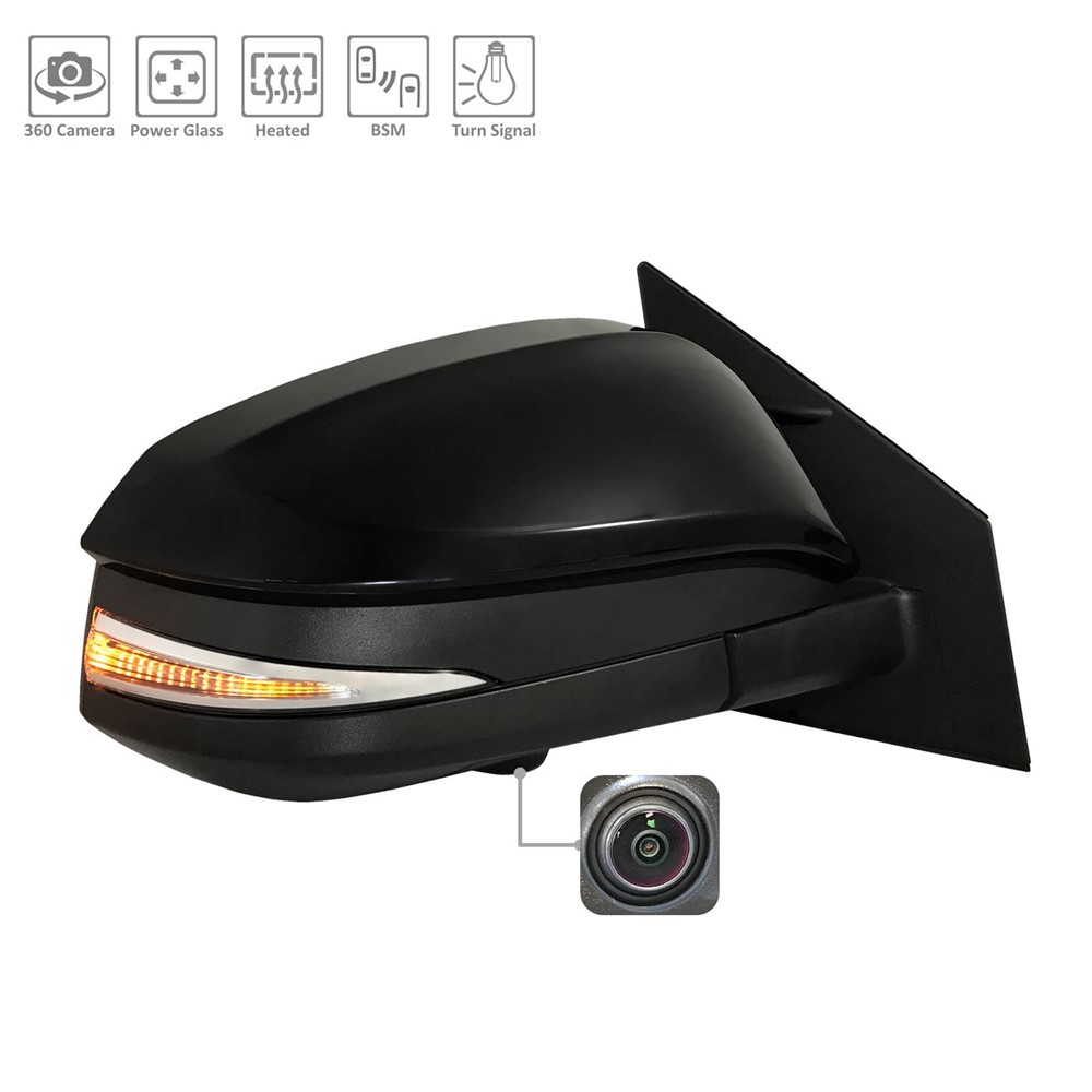 Right Passenger Side Door Mirror For 16-18 Toyota RAV4