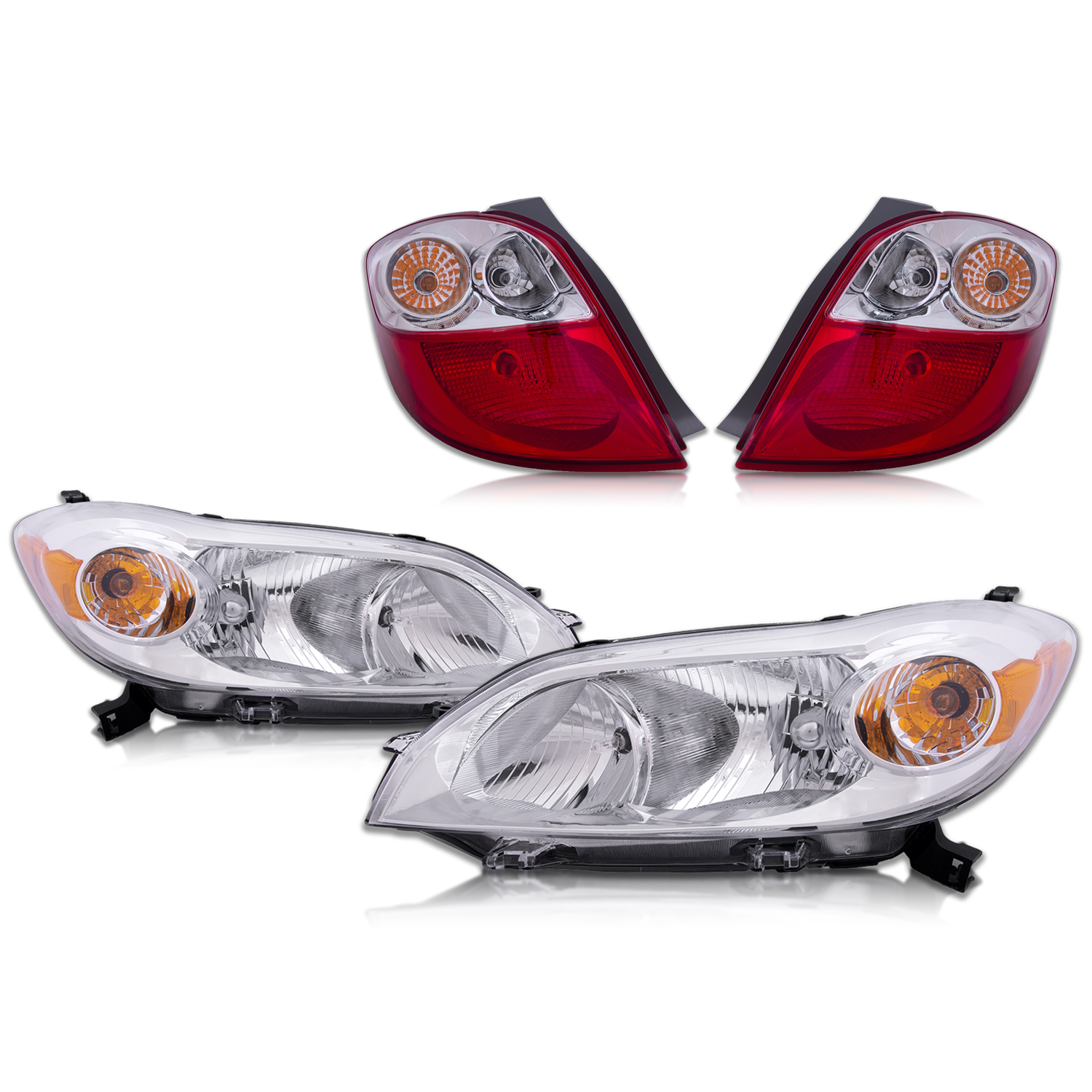 Headlight Set For 09-14 Toyota Matrix