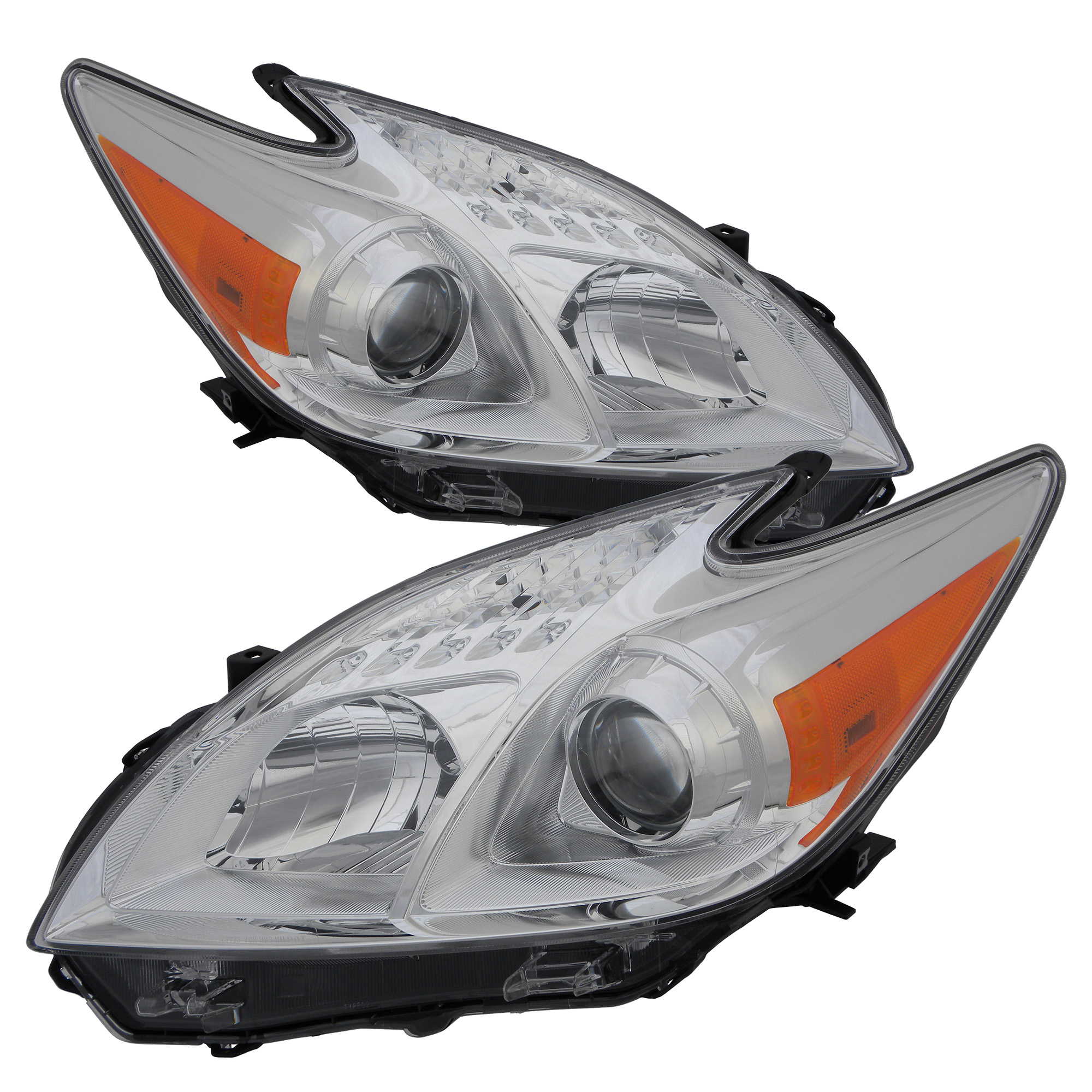 Headlight Set For 12-15 Toyota Prius; CAPA Certified