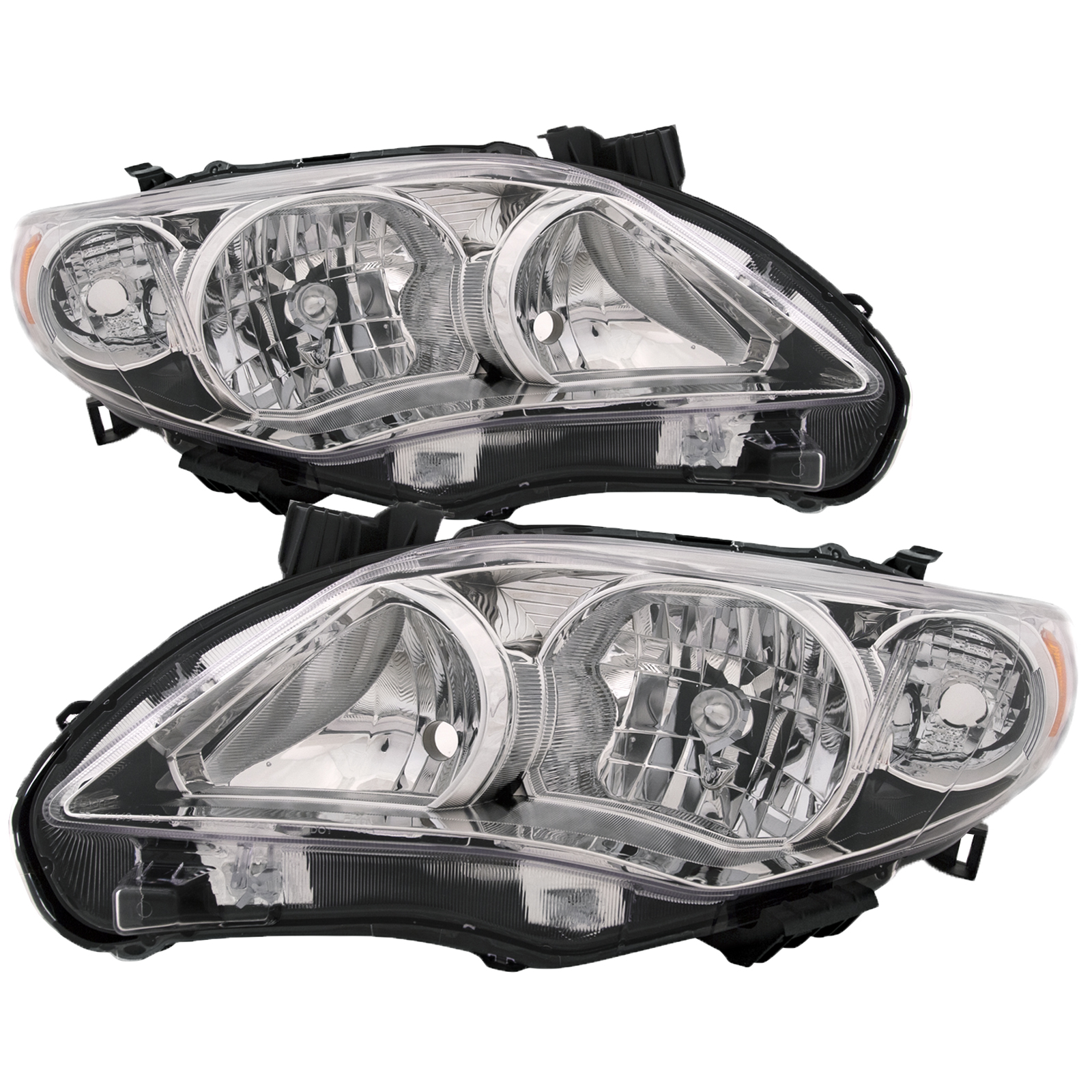 Headlight Set For 11-13 Toyota Corolla
