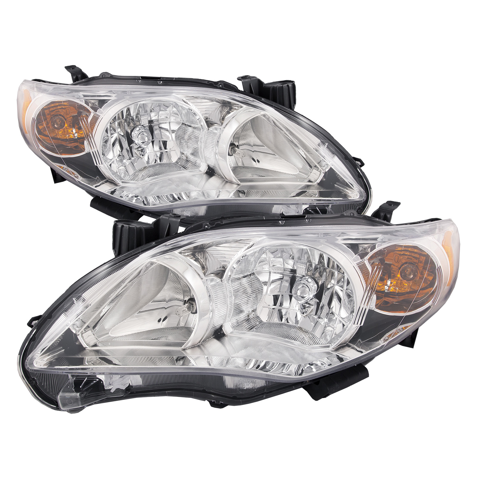 Headlight Set For 11-13 Toyota Corolla