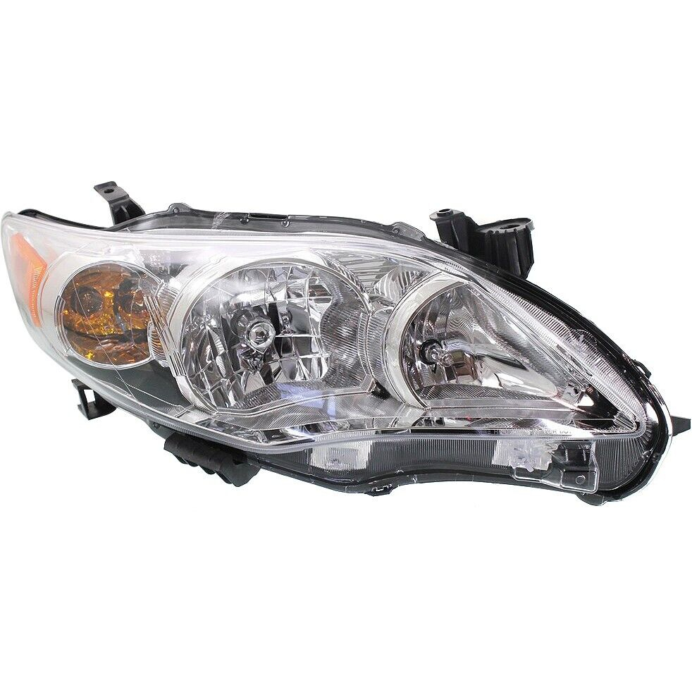 Right Passenger Side Headlight For 11-13 Toyota Corolla