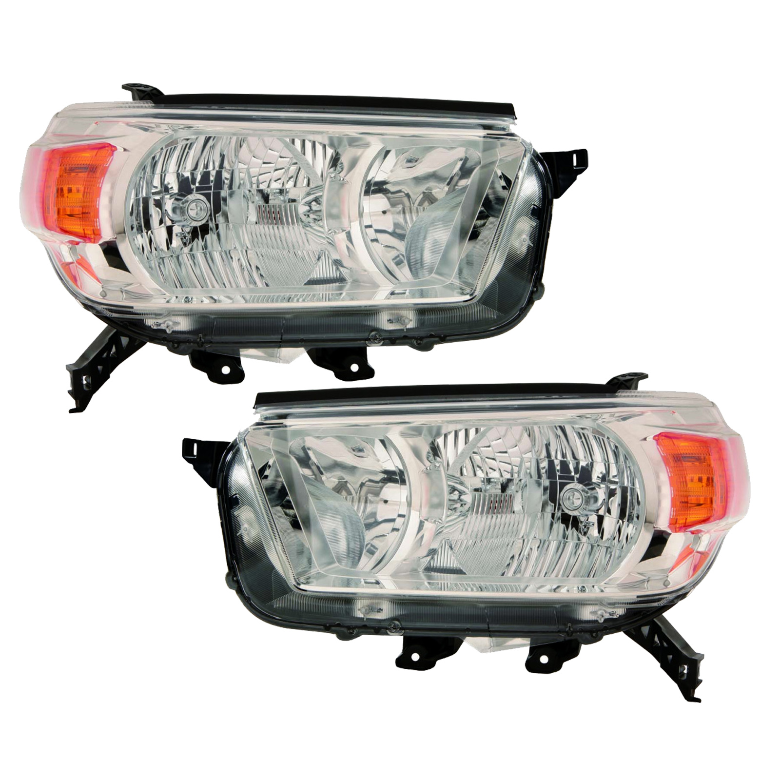 Headlight Set For 10-13 Toyota 4Runner; CAPA Certified