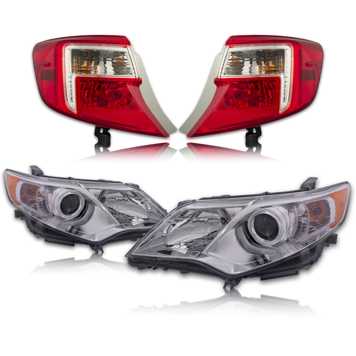 Headlight Set For 12-14 Toyota Camry