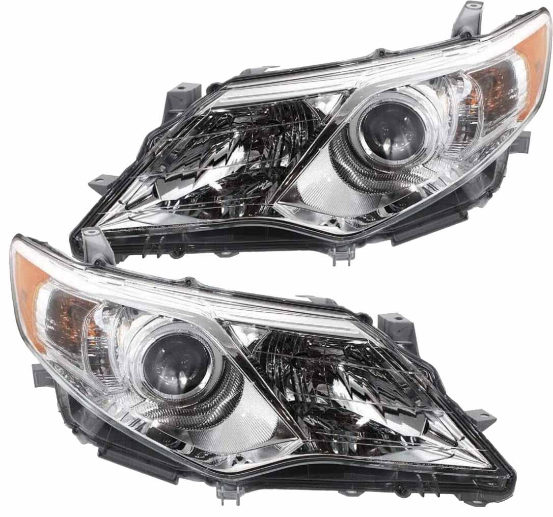 Headlight Set For 12-14 Toyota Camry; CAPA Certified