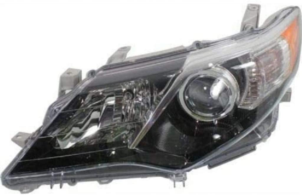 Left Driver Side Headlight For 12-14 Toyota Camry; CAPA Certified