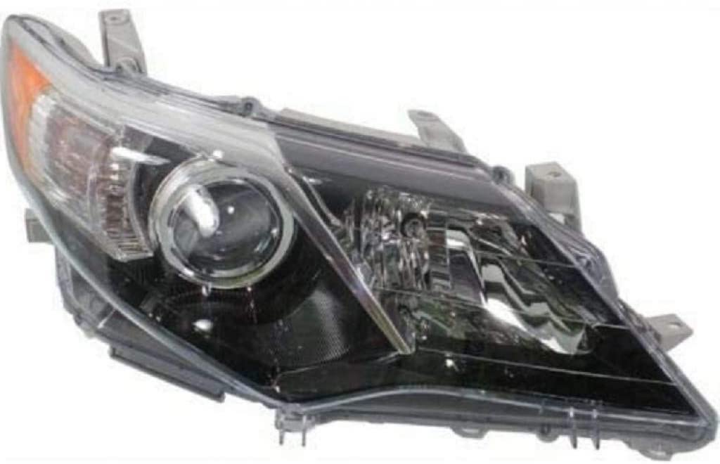 Right Passenger Side Headlight For 12-14 Toyota Camry; CAPA Certified