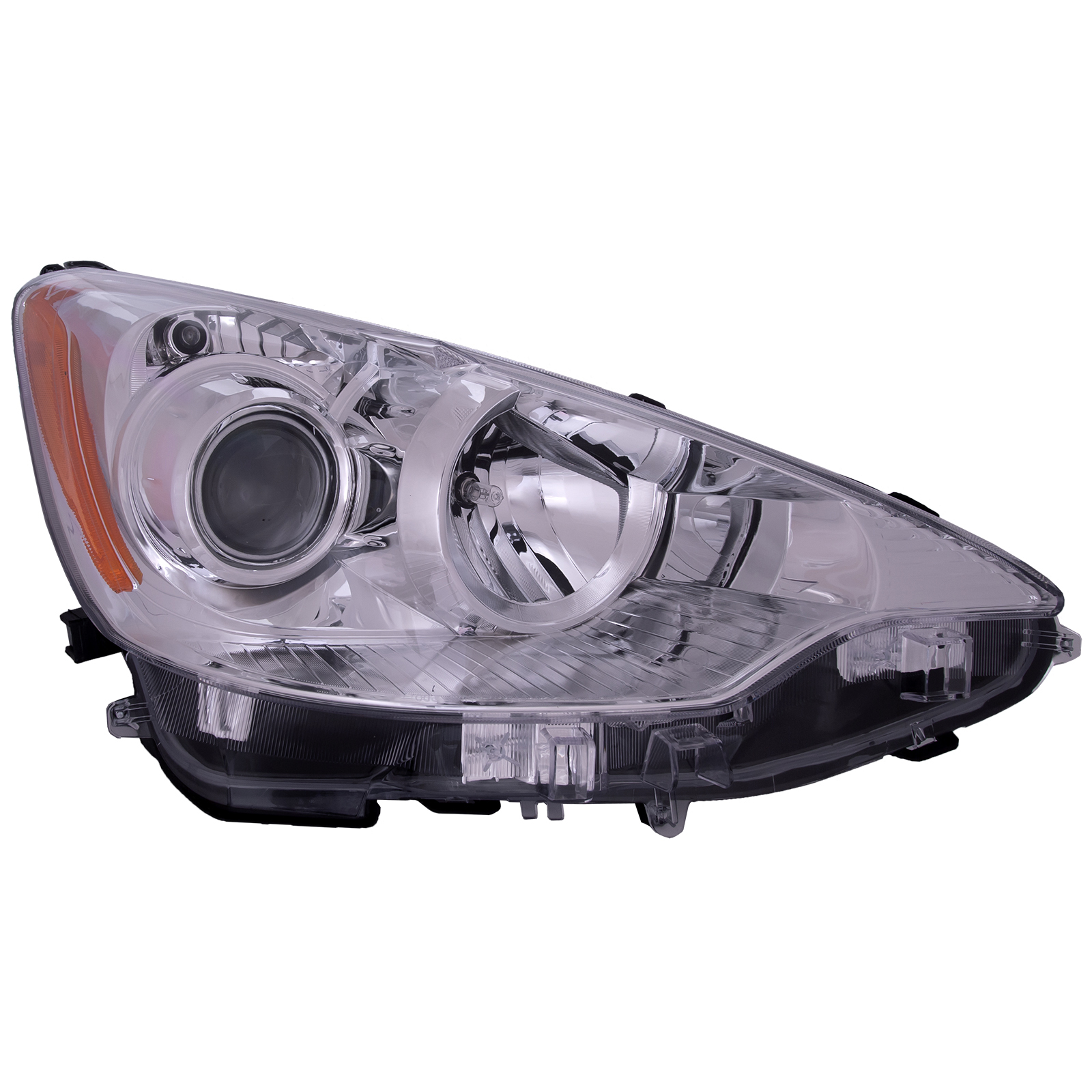 Right Passenger Side Headlight For 12-14 Toyota Prius C