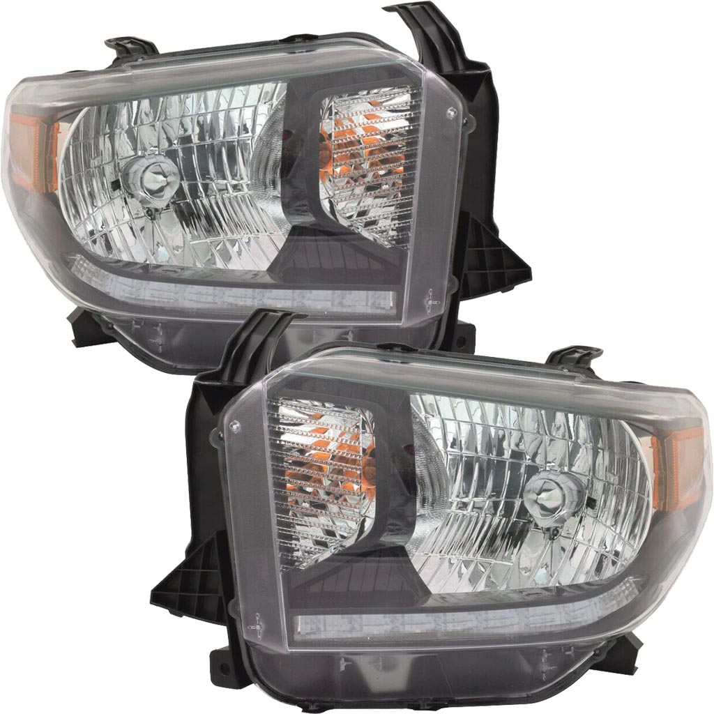 Headlight Set For 18-21 Toyota Tundra