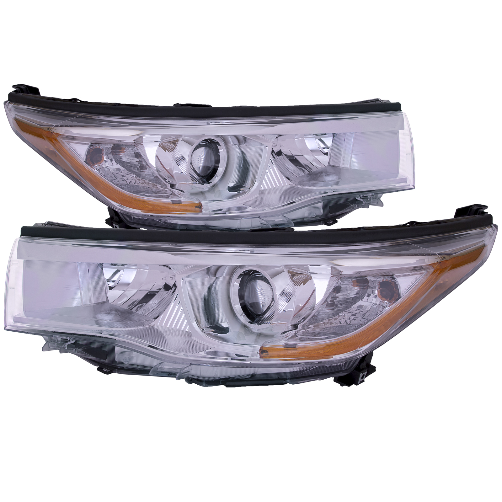 Headlight Set For 14-16 Toyota Highlander