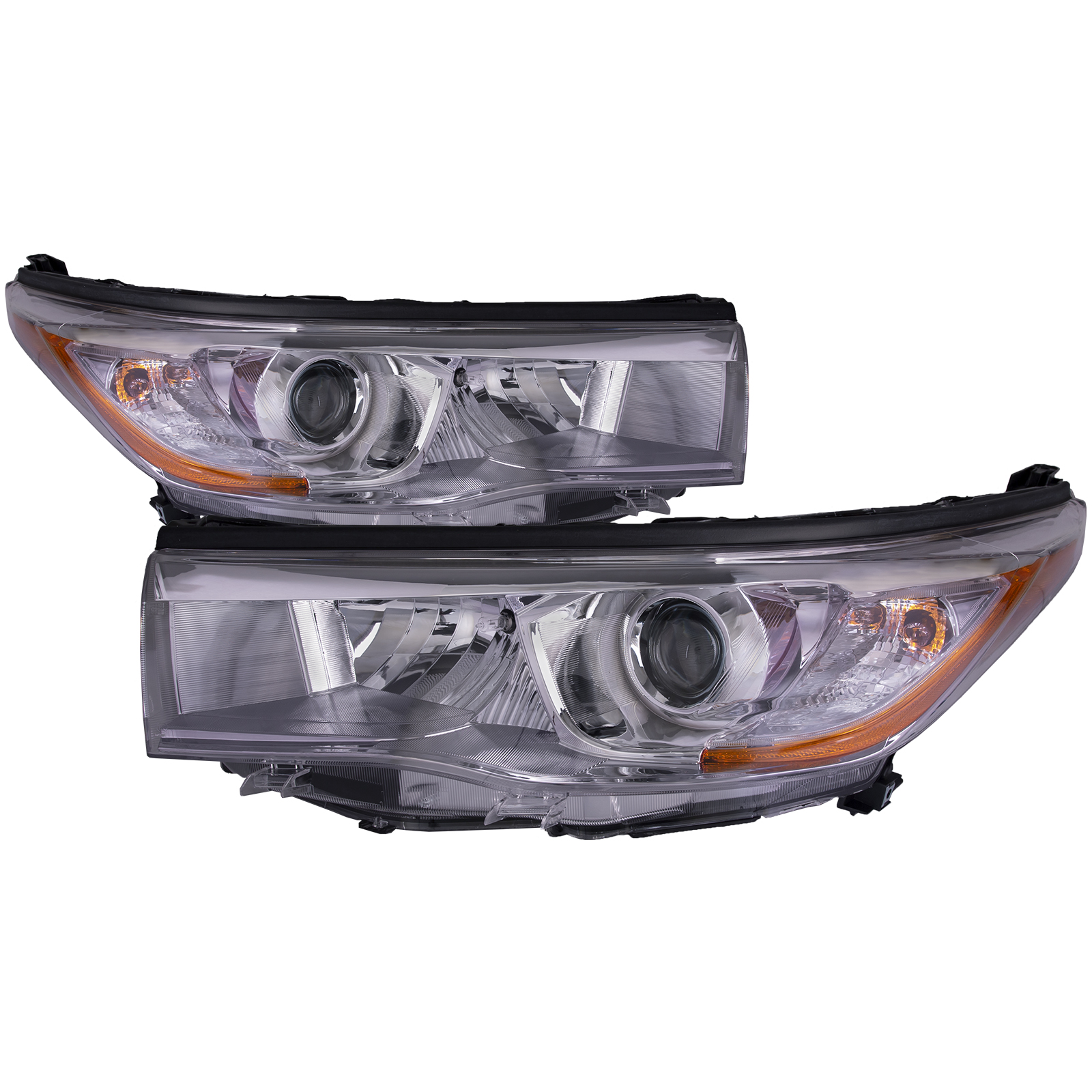Headlight Set For 14-16 Toyota Highlander