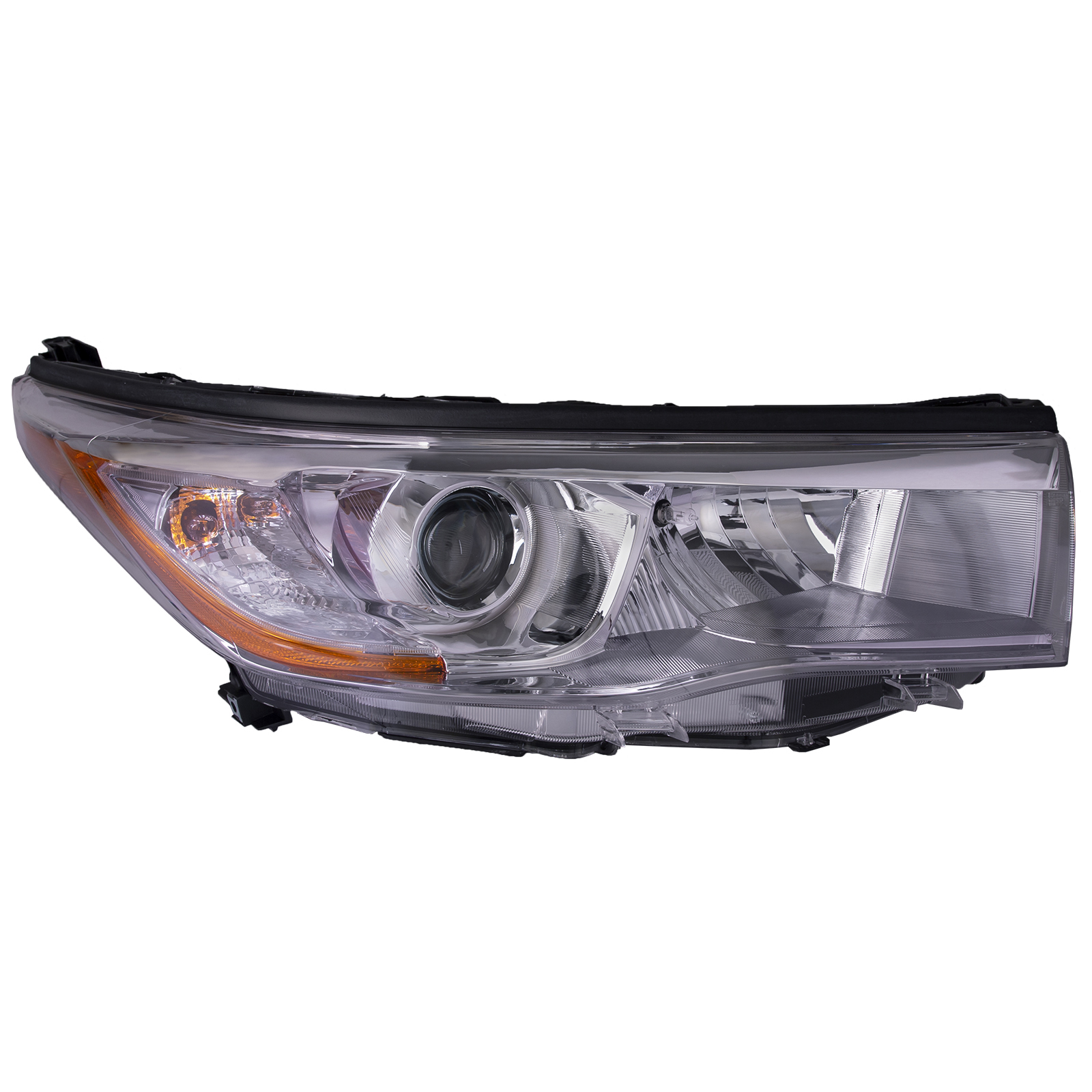 Right Passenger Side Headlight For 14-16 Toyota Highlander