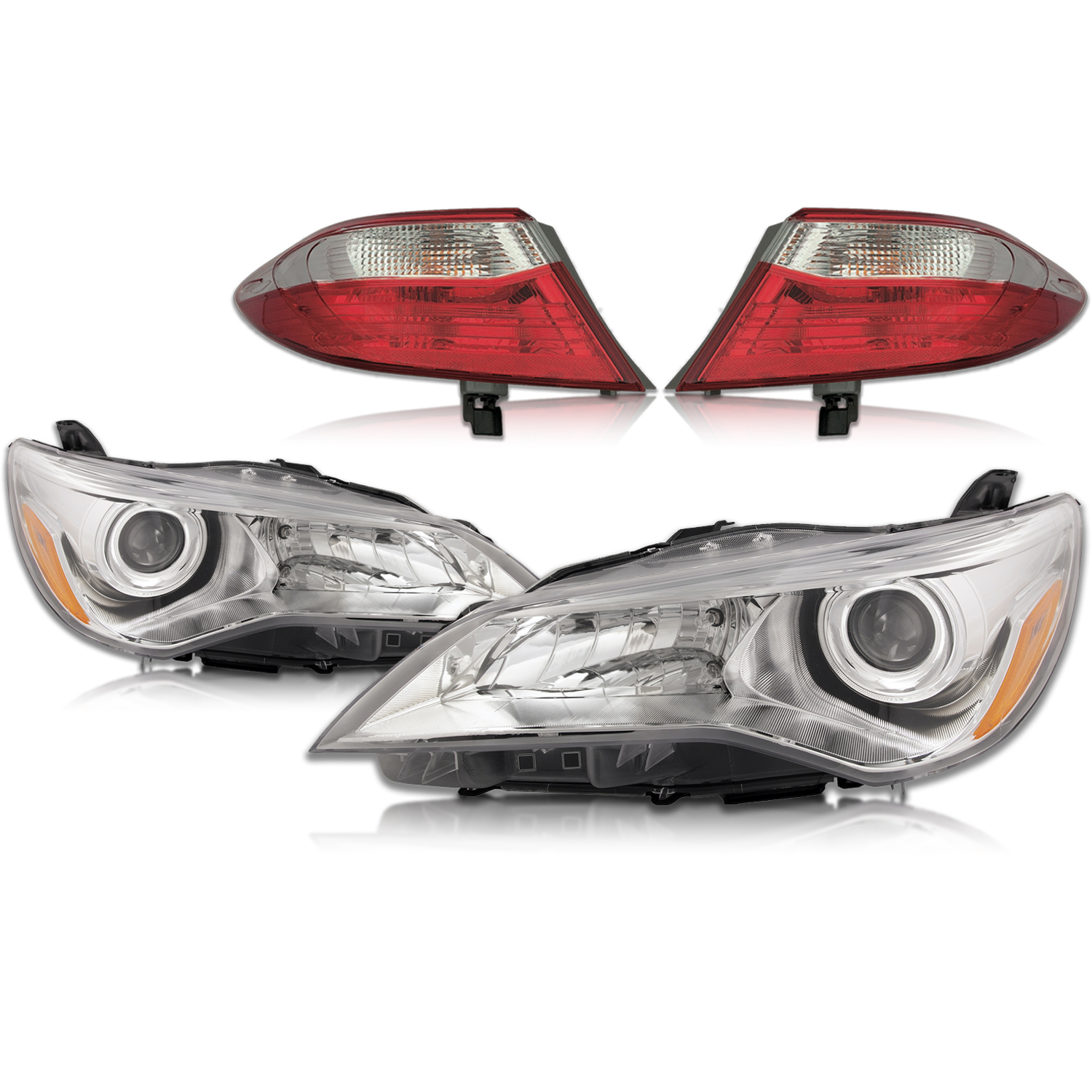 Headlight Set For 15-17 Toyota Camry