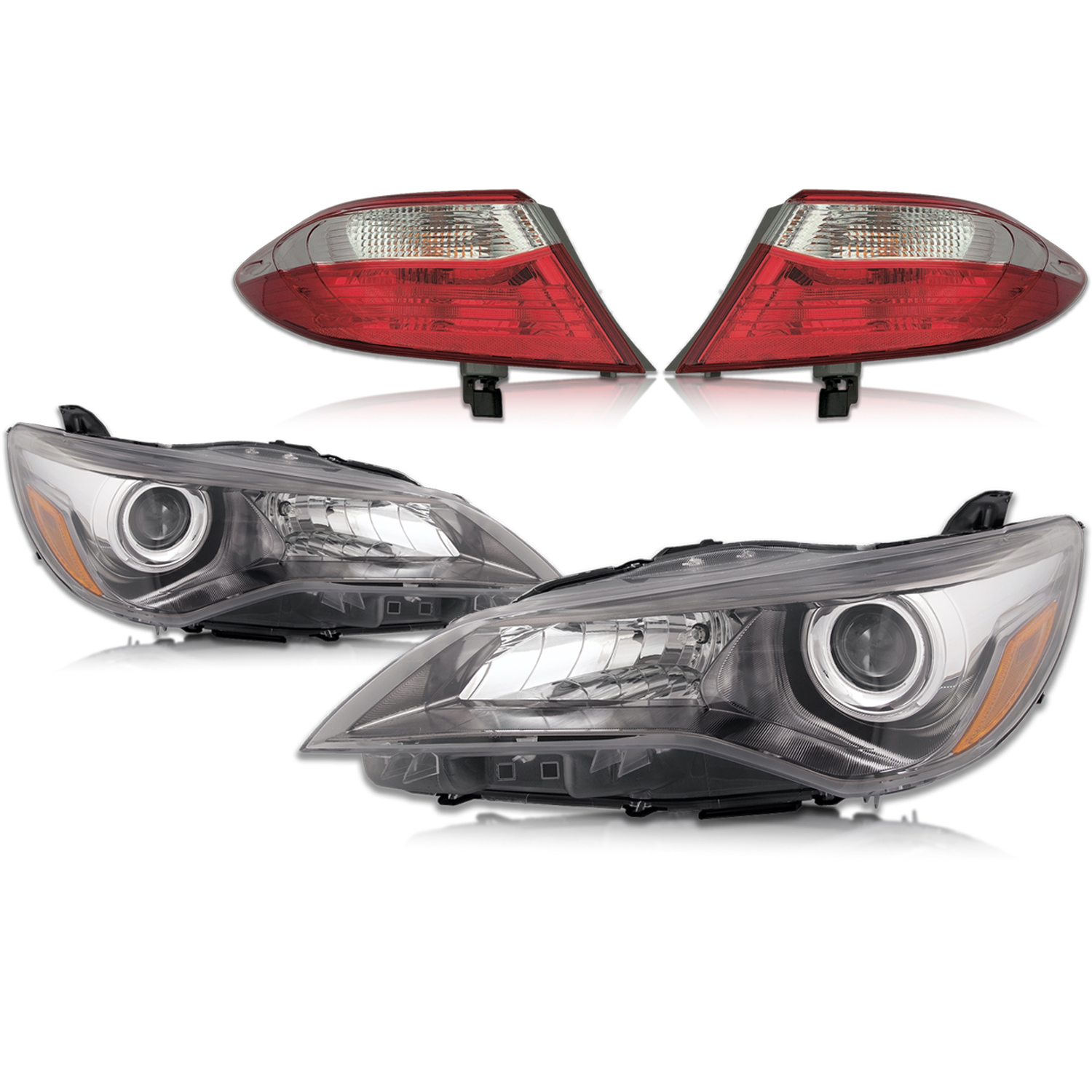 Headlight Set For 15-17 Toyota Camry