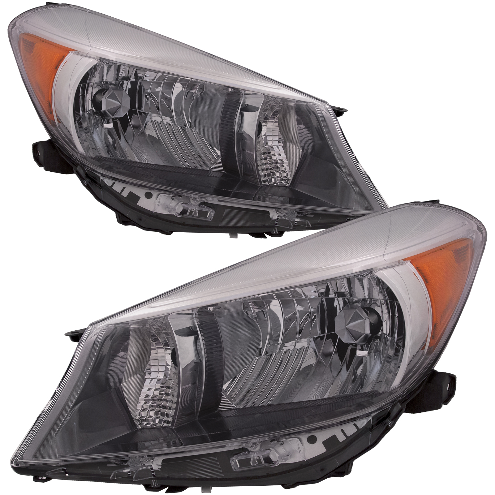 Headlight Set For 12-14 Toyota Yaris