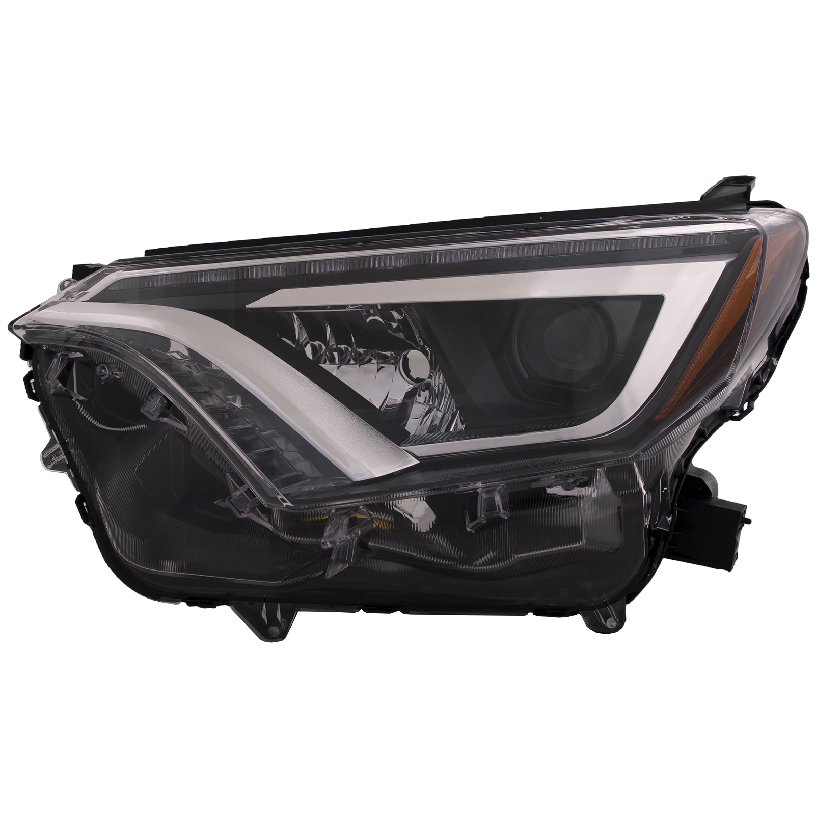 Left Driver Side Headlight For 16-18 Toyota RAV4; CAPA Certified