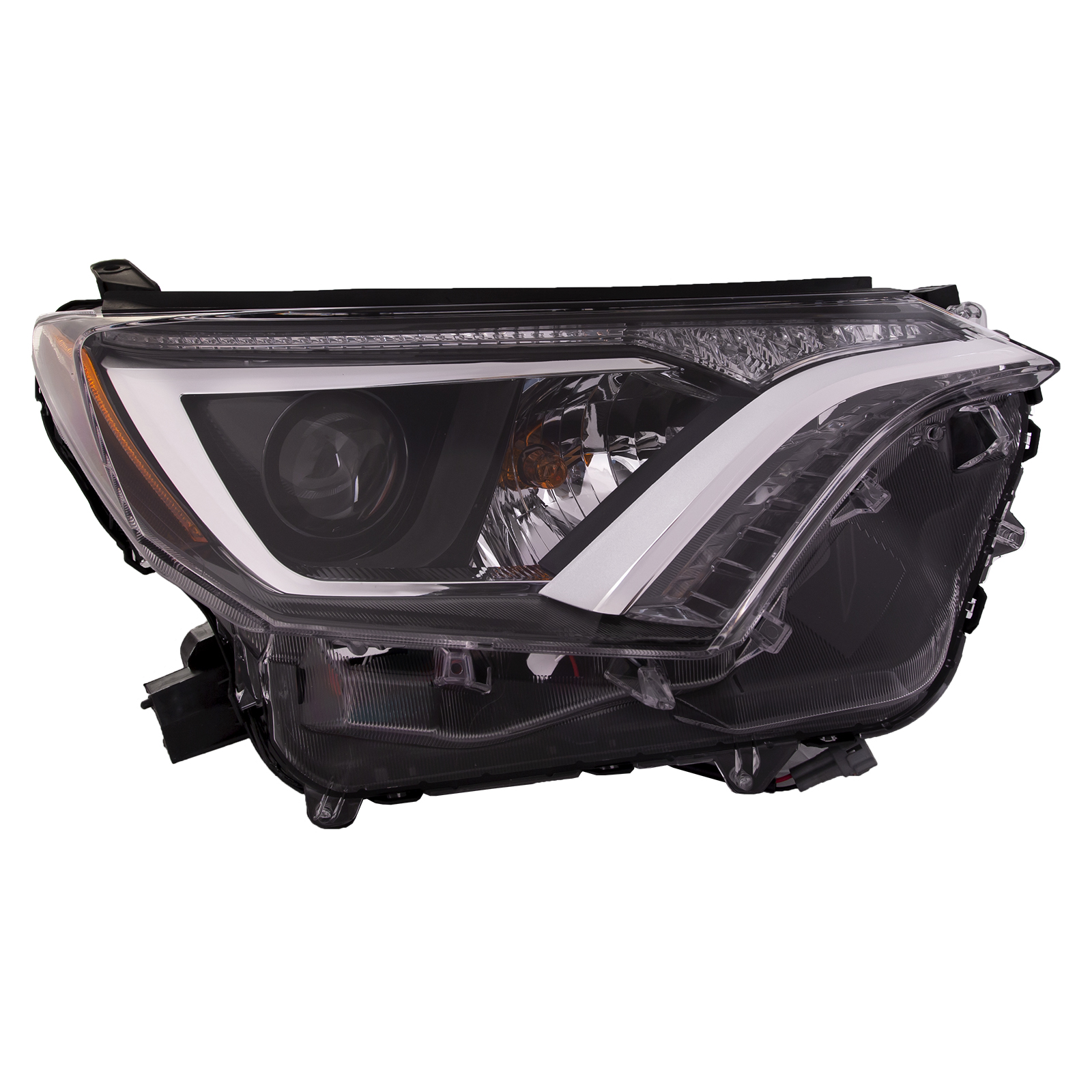 Right Passenger Side Headlight For 16-18 Toyota RAV4