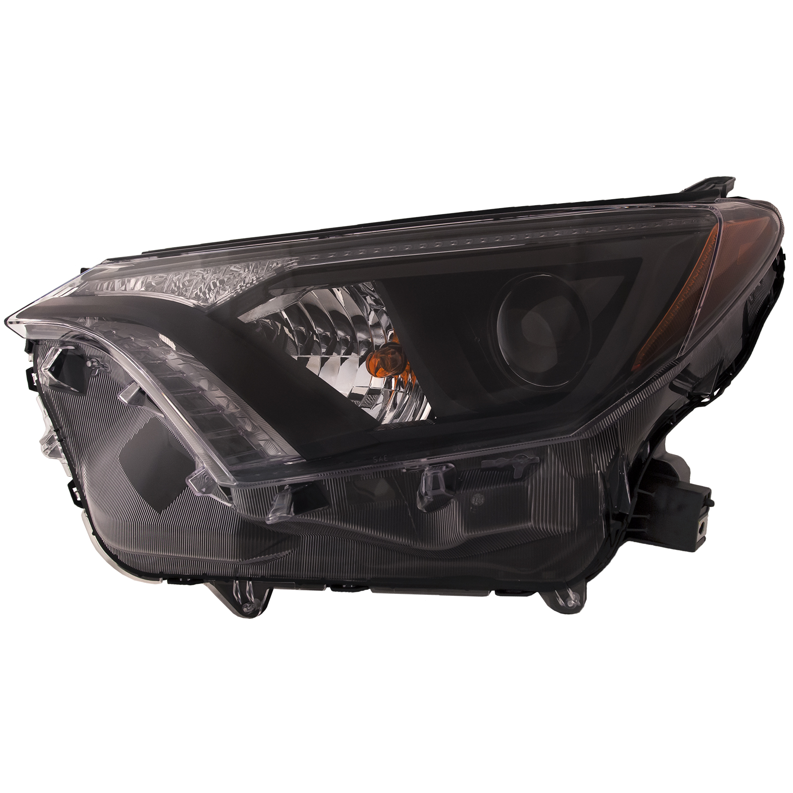 Left Driver Side Headlight For 16-18 Toyota RAV4; CAPA Certified