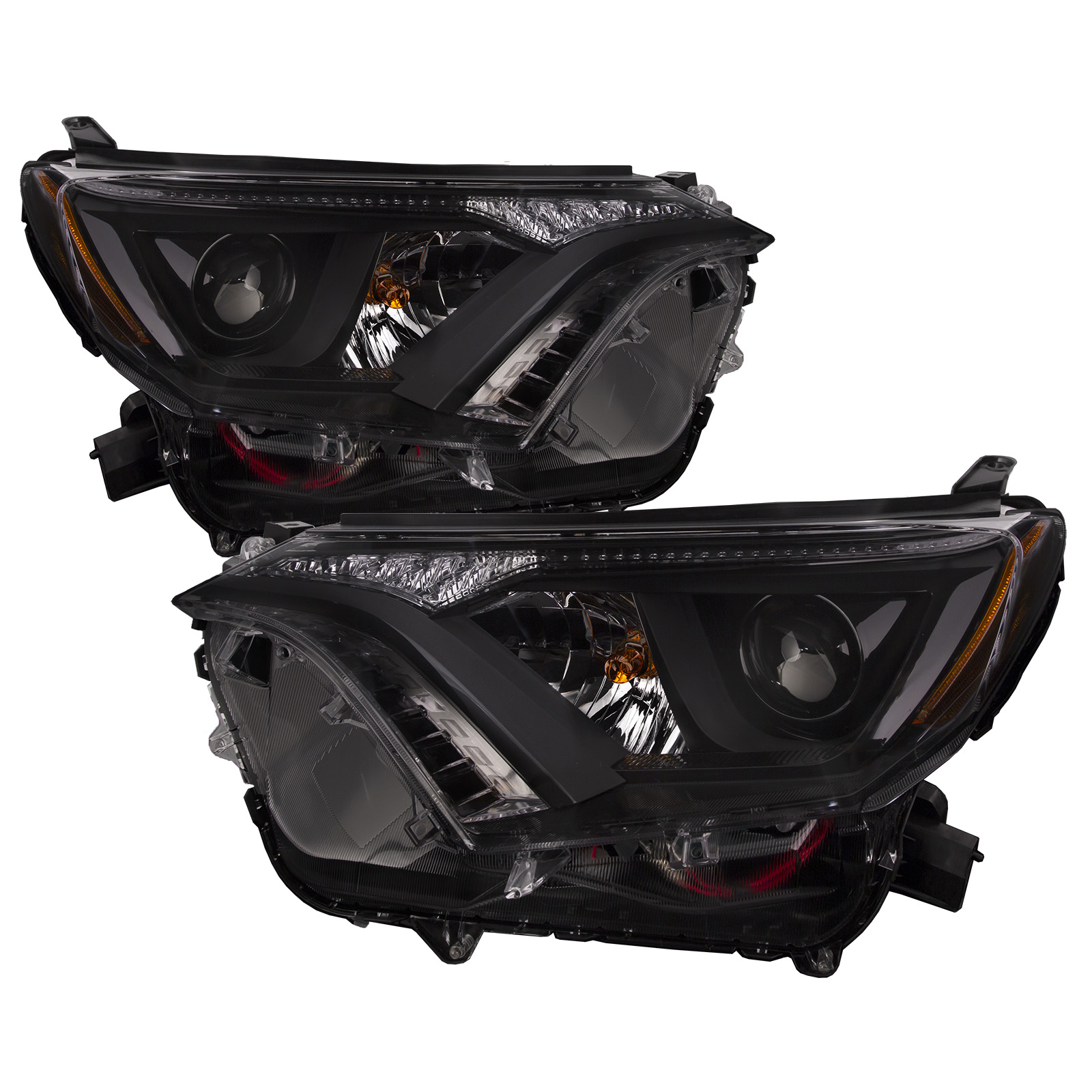 Headlight Set For 16-18 Toyota RAV4; CAPA Certified