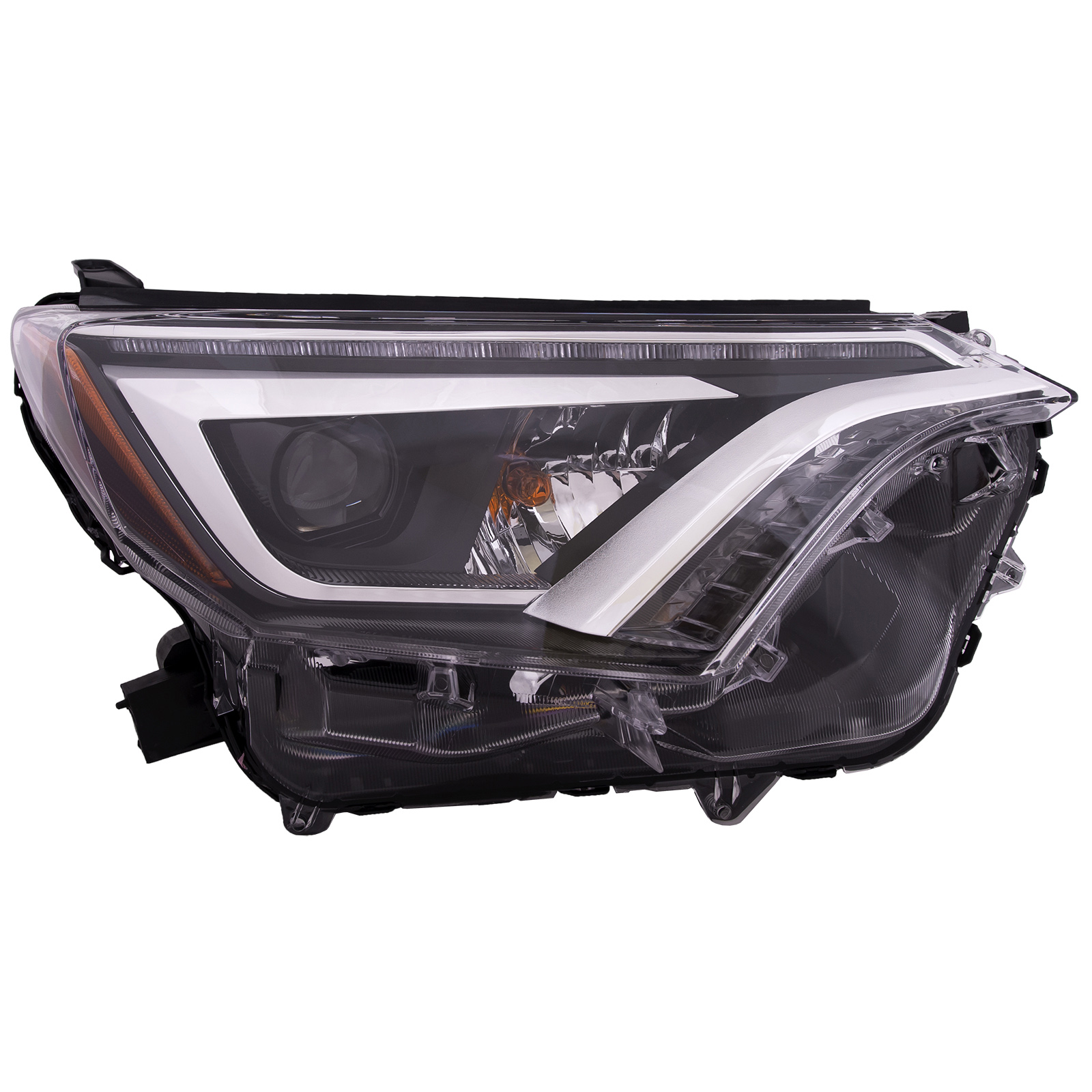 Right Passenger Side Headlight For 16-18 Toyota RAV4
