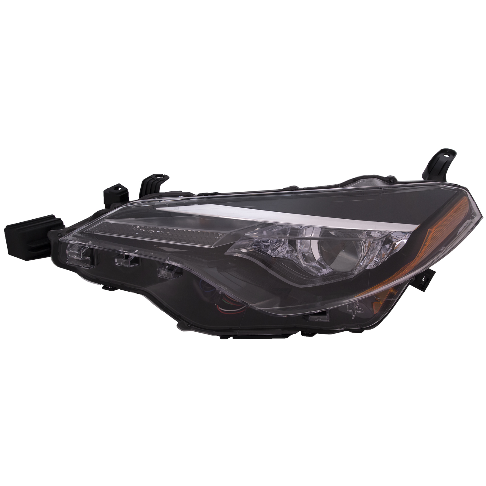 Left Driver Side Headlight For 17-19 Toyota Corolla; CAPA Certified