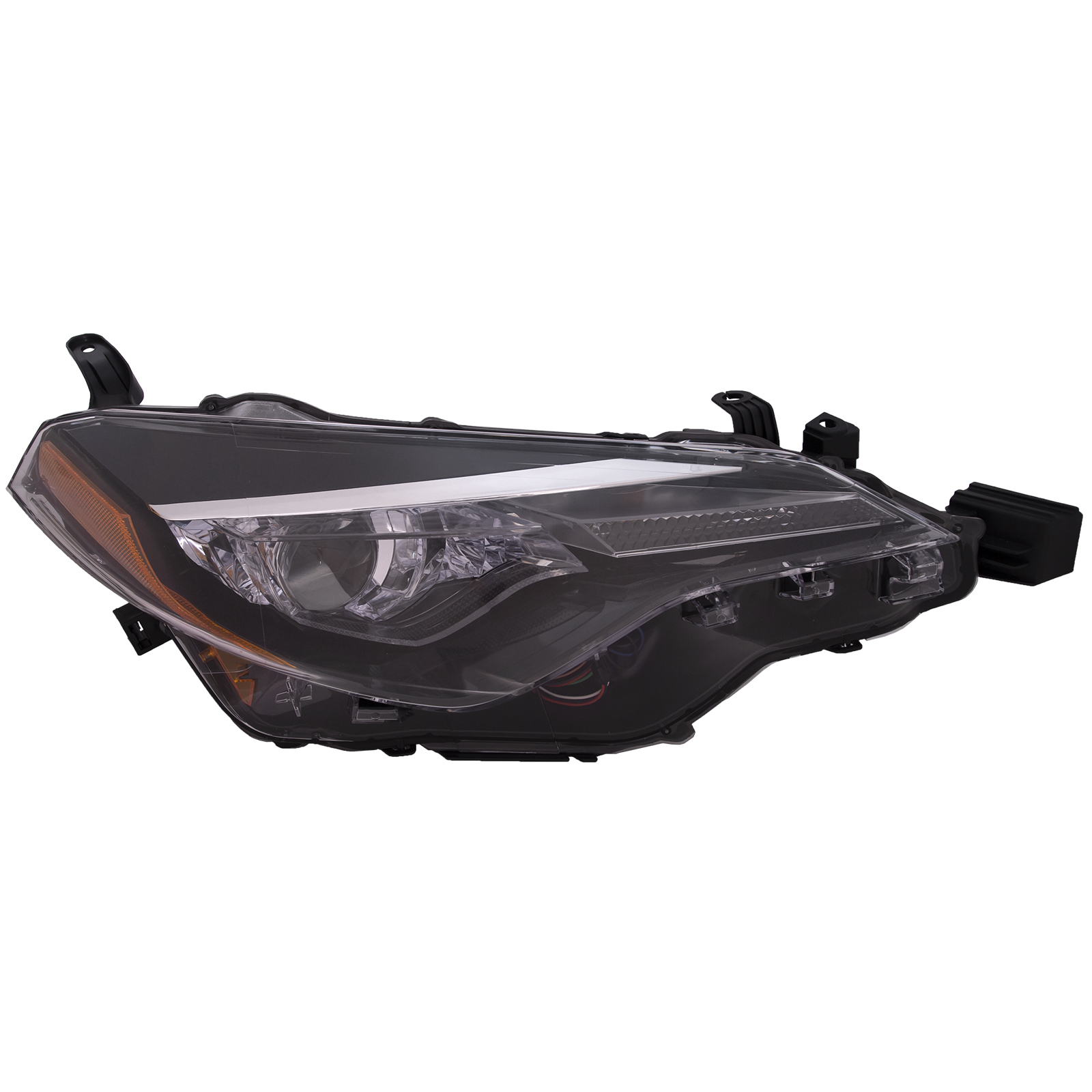 Right Passenger Side Headlight For 17-19 Toyota Corolla; CAPA Certified