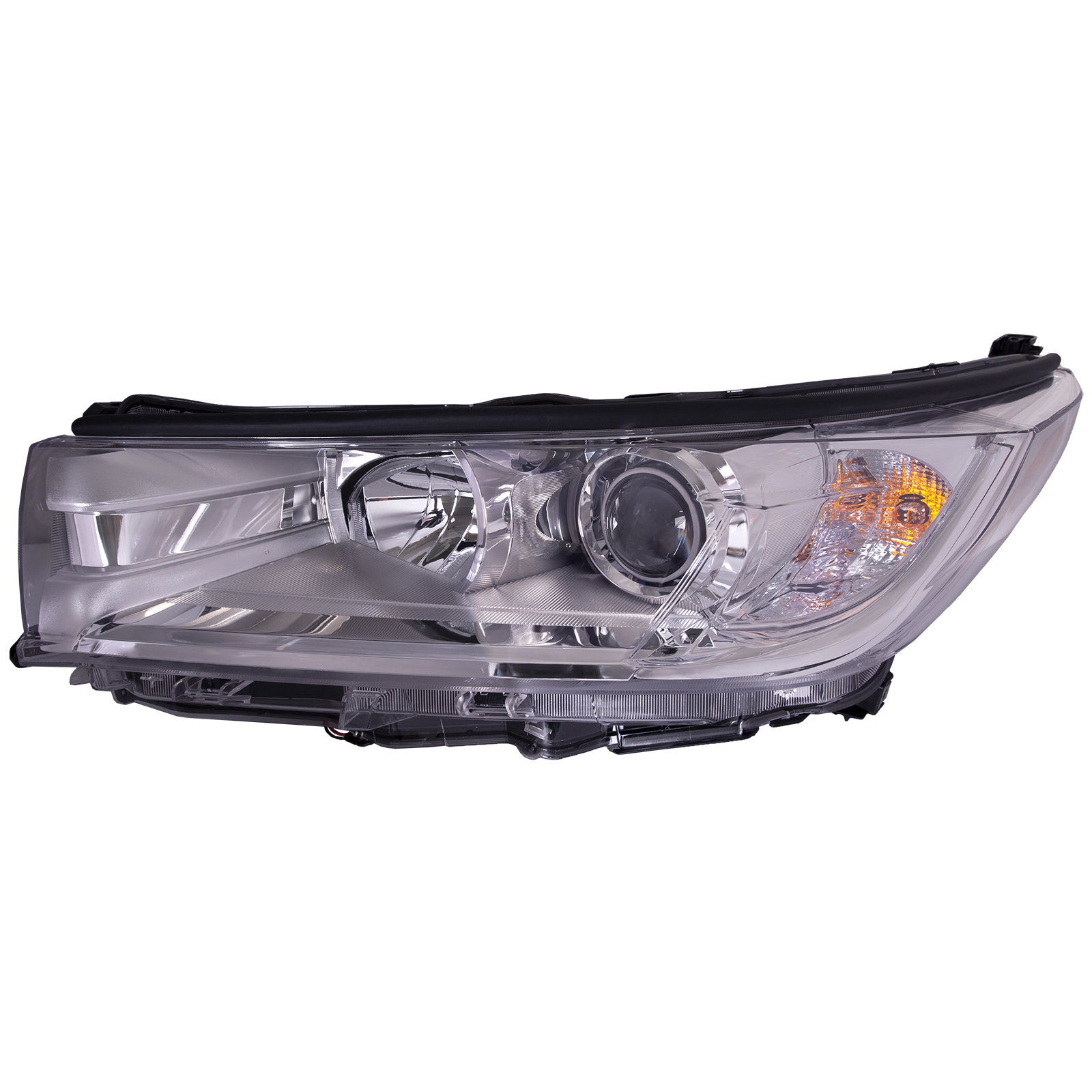 Left Driver Side Headlight For 17-19 Toyota Highlander; CAPA Certified