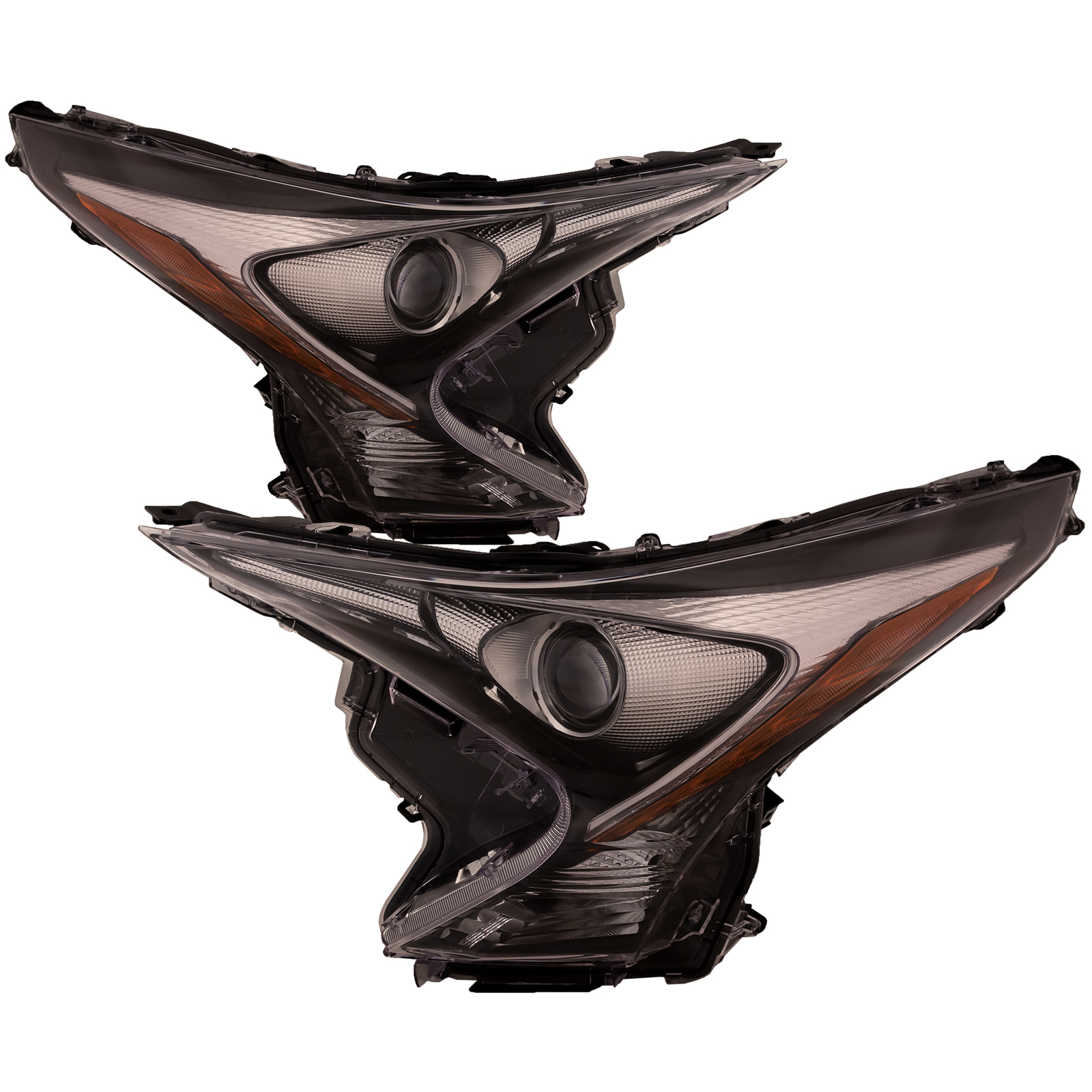 Headlight Set For 16-18 Toyota Prius