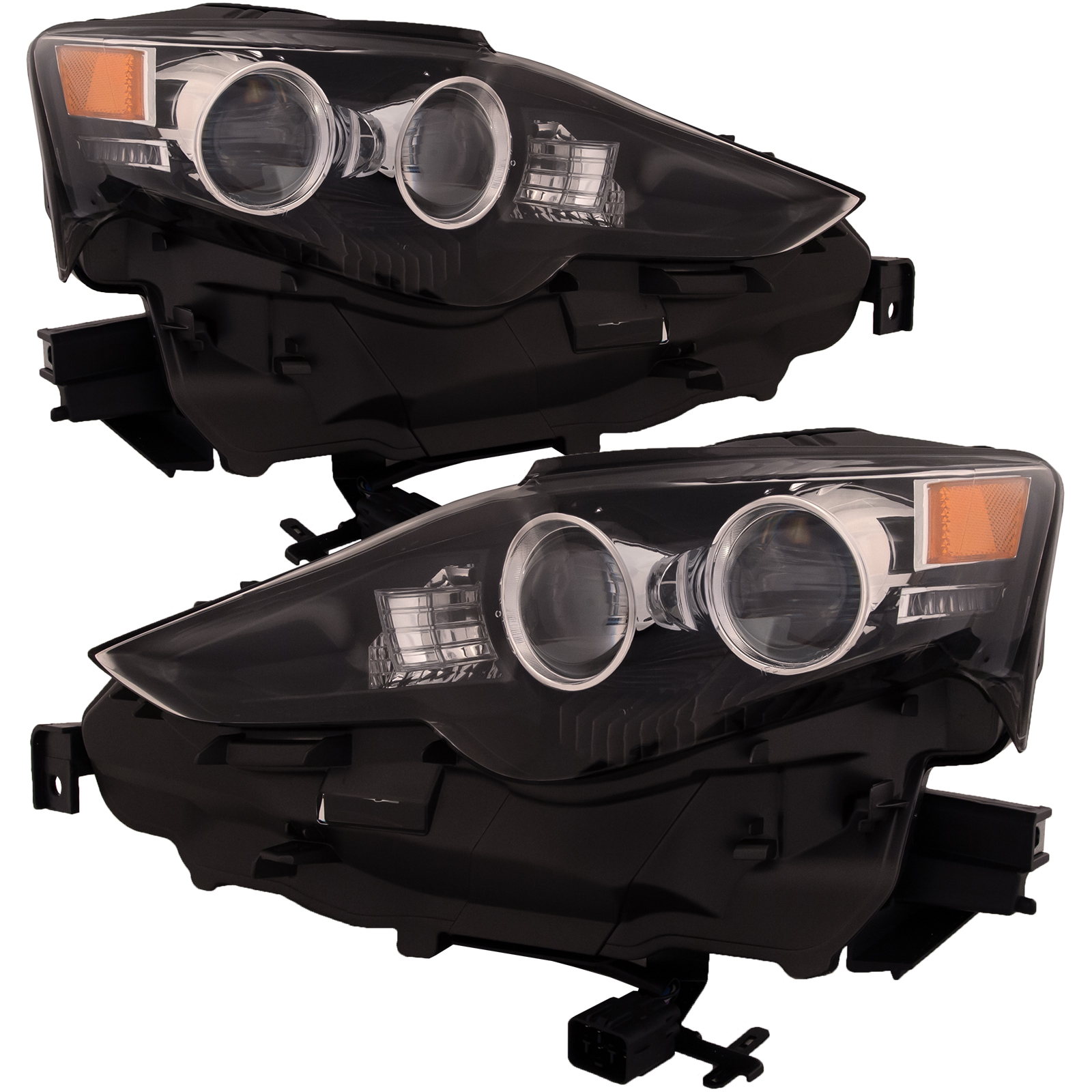Headlight Set For 16 Lexus IS200t, 14-15 Lexus IS250, 16 Lexus IS300, 14-16 Lexus IS350