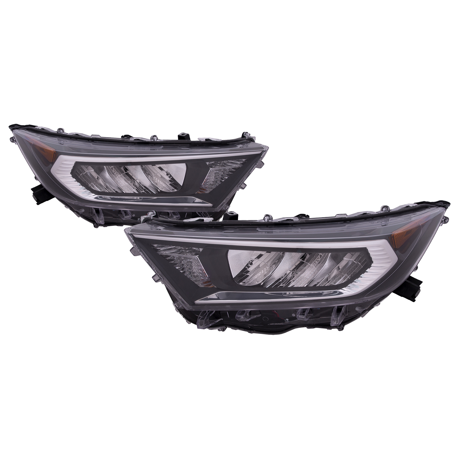 Headlight Set For 19-24 Toyota RAV4; CAPA Certified