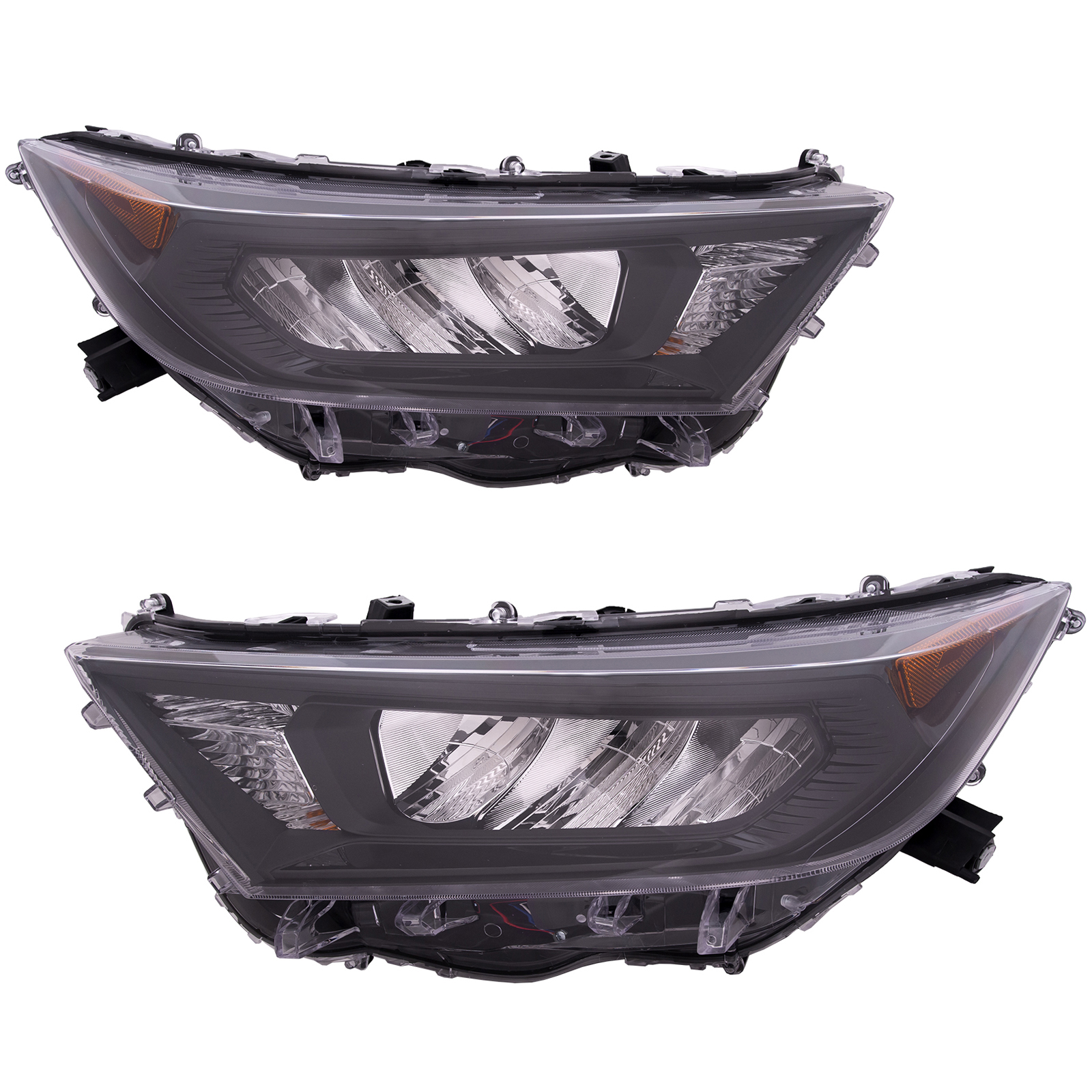Headlight Set For 19-24 Toyota RAV4; CAPA Certified