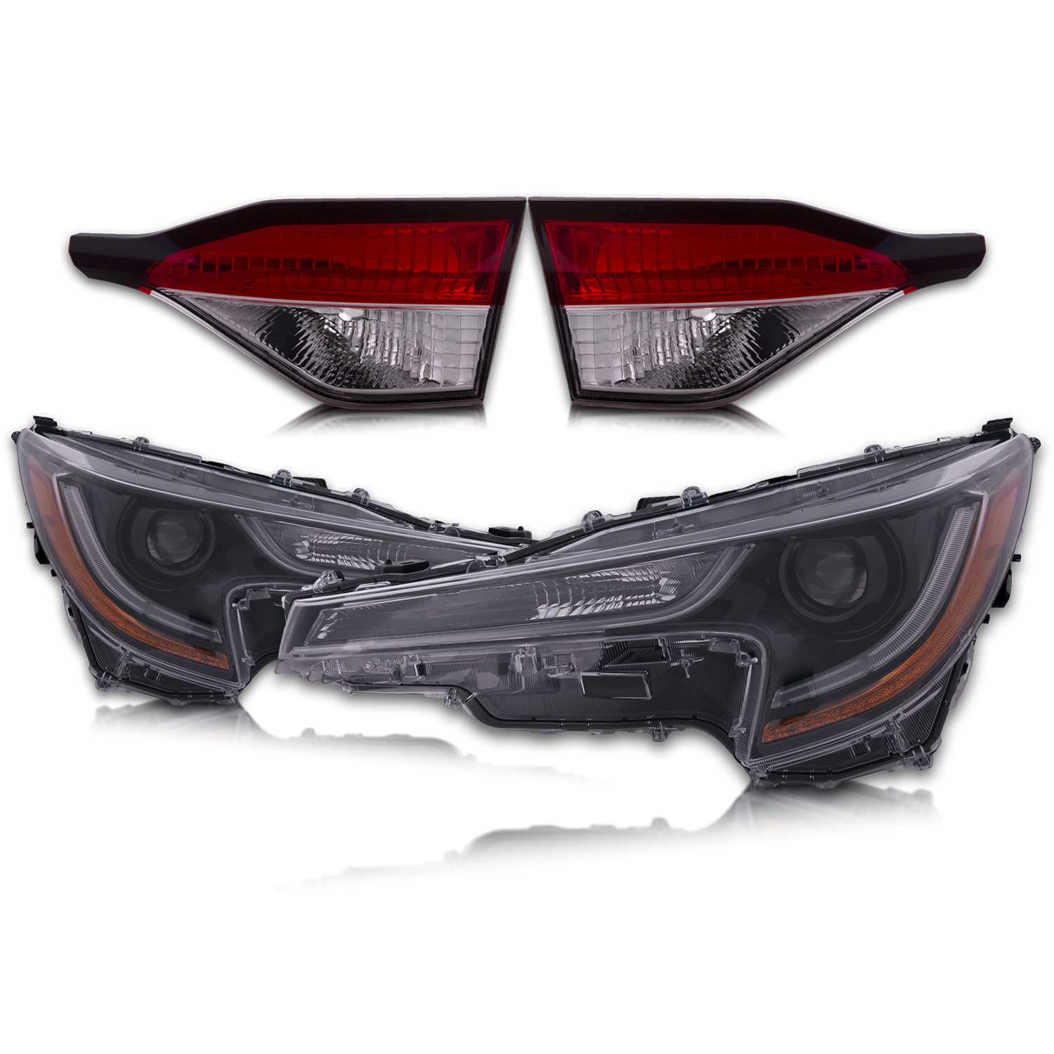 Headlight Set For 20-22 Toyota Corolla