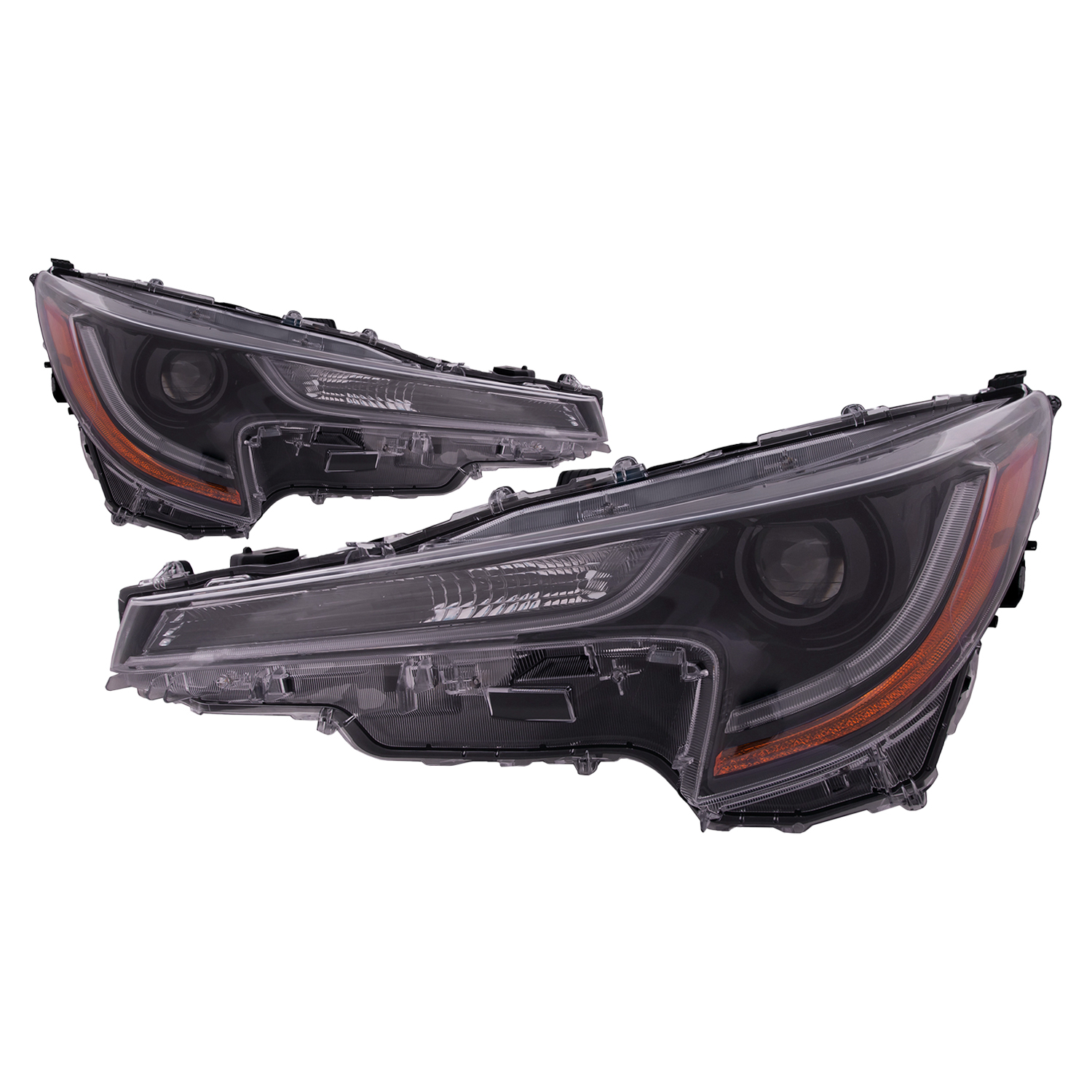 Headlight Set For 20-22 Toyota Corolla; CAPA Certified