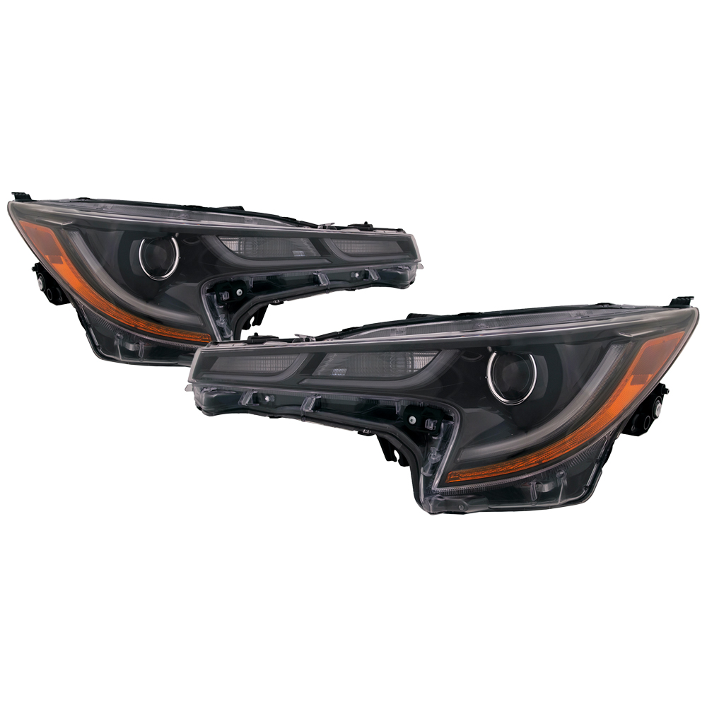 Headlight Set For 20-22 Toyota Corolla