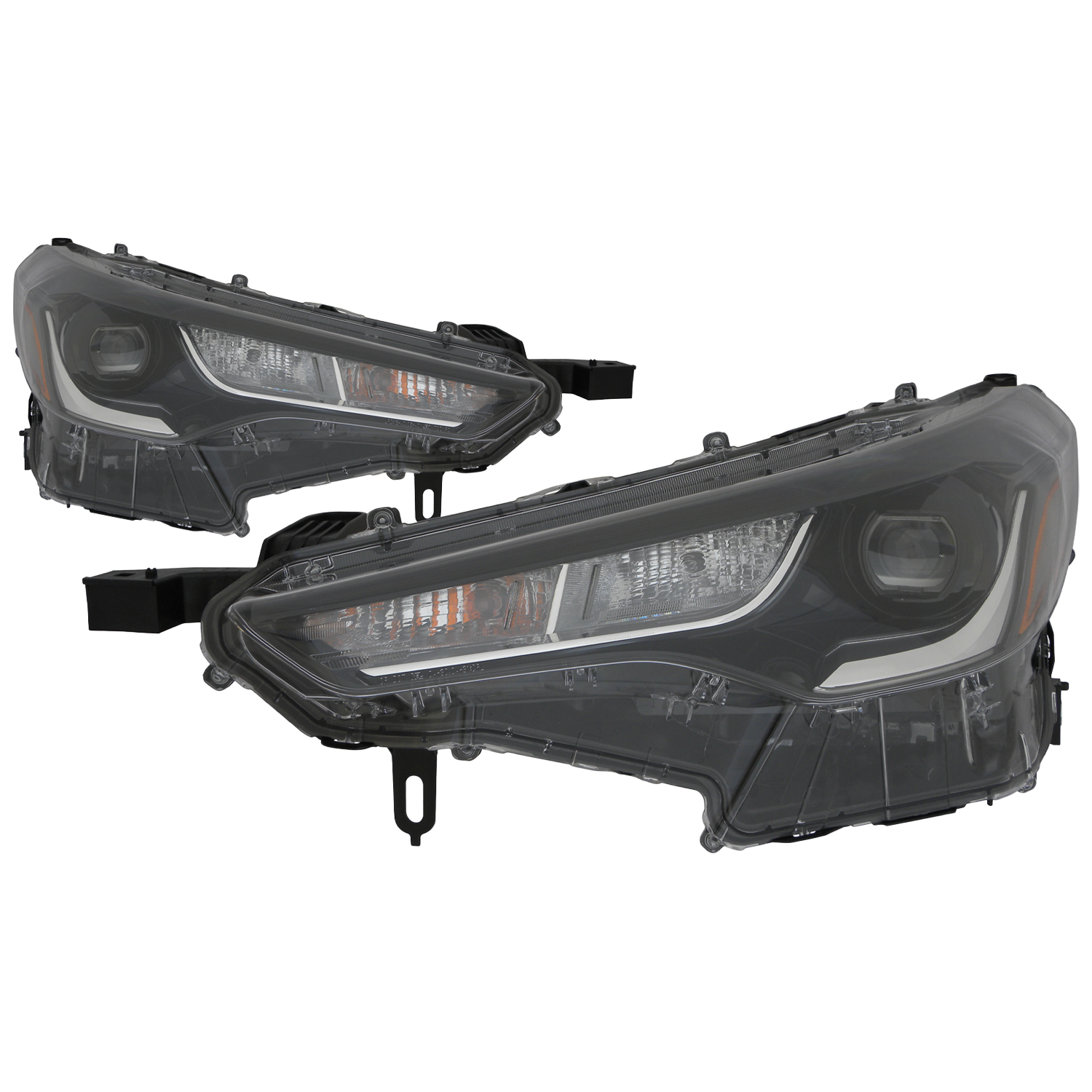 Headlight Set For 22-25 Toyota Corolla Cross; CAPA Certified