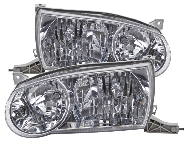 Headlight Set For 01-02 Toyota Corolla