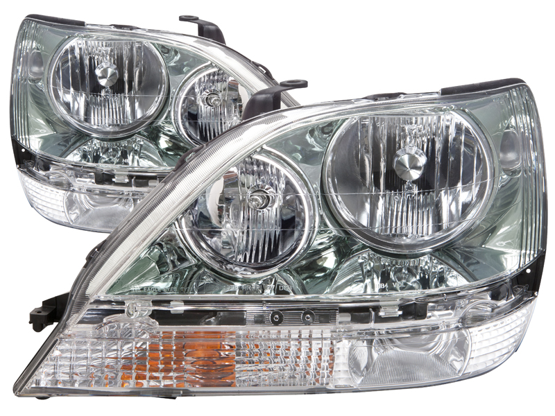 Headlight Set For 01-03 Lexus RX300