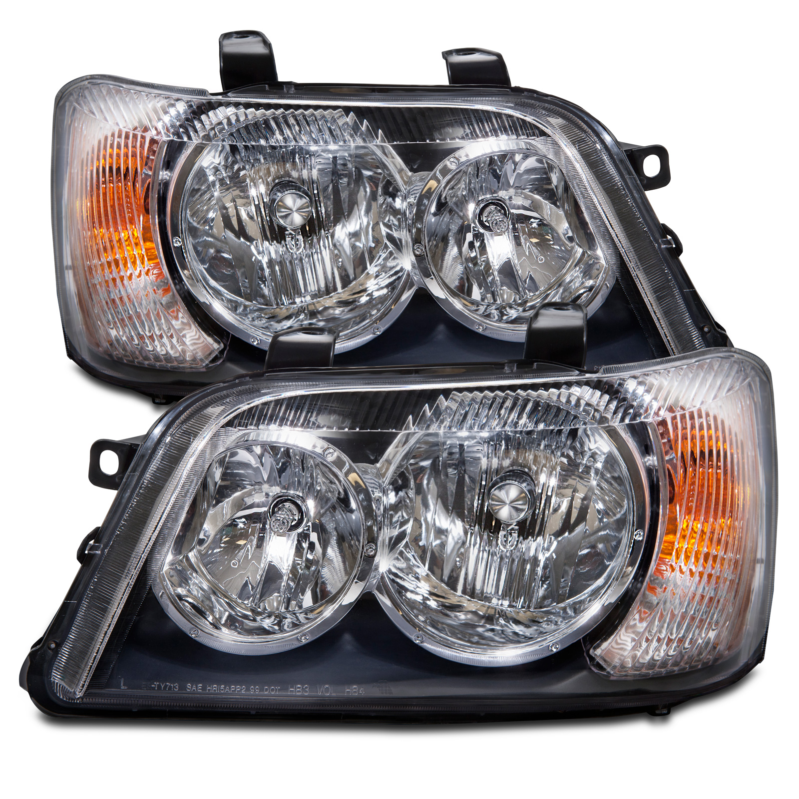 Headlight Set For 01-03 Toyota Highlander