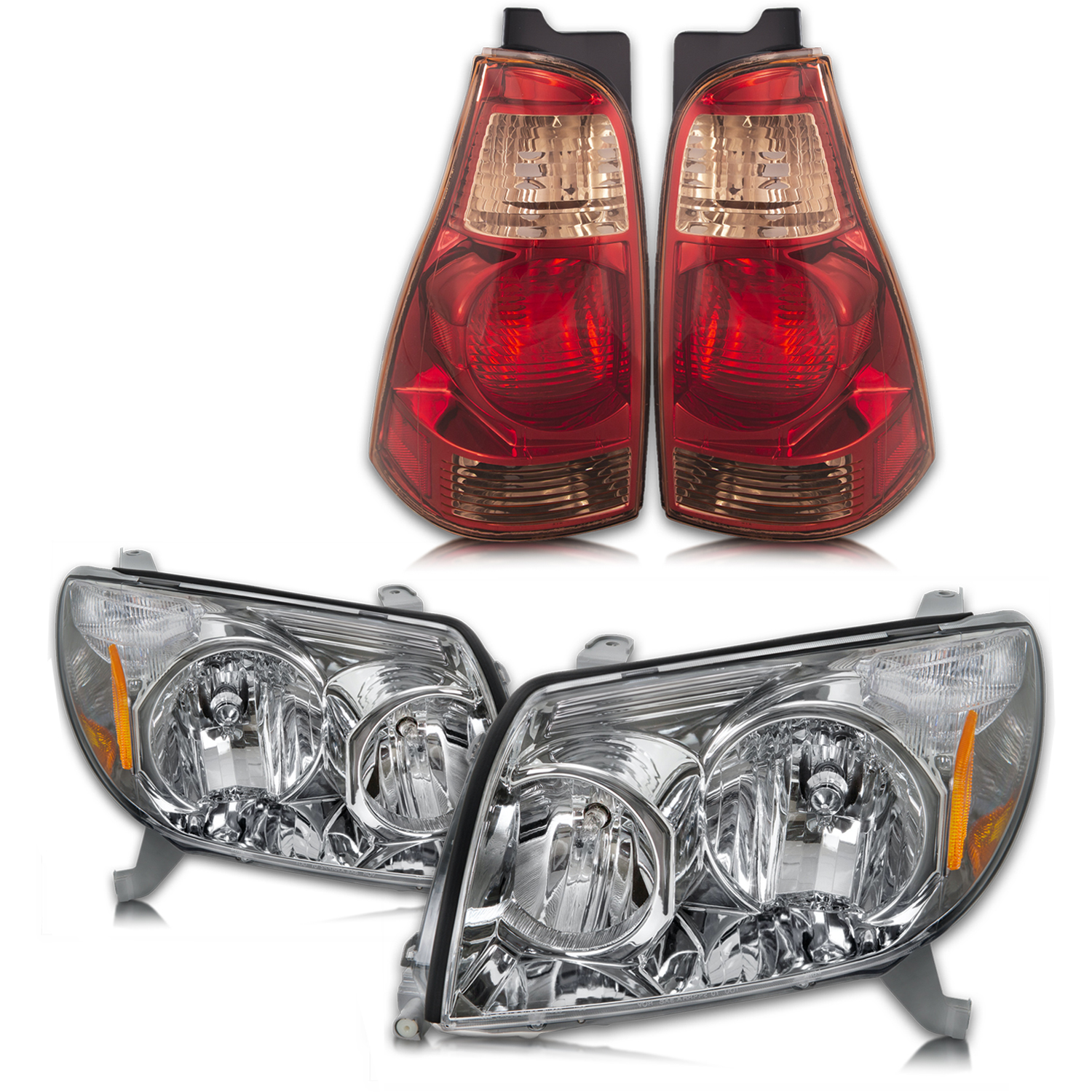 Headlight Set For 03-05 Toyota 4Runner