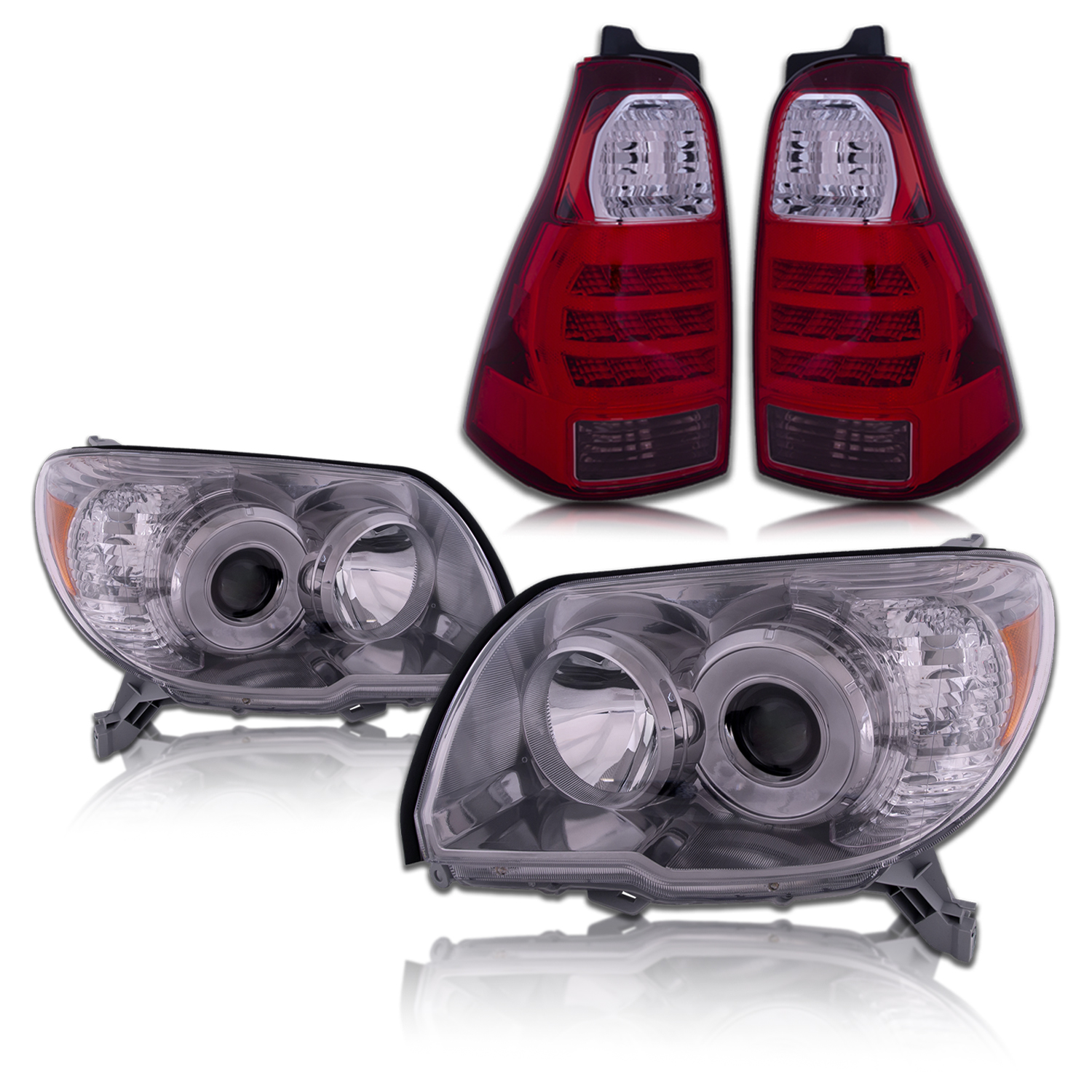 Headlight Set For 06-09 Toyota 4Runner